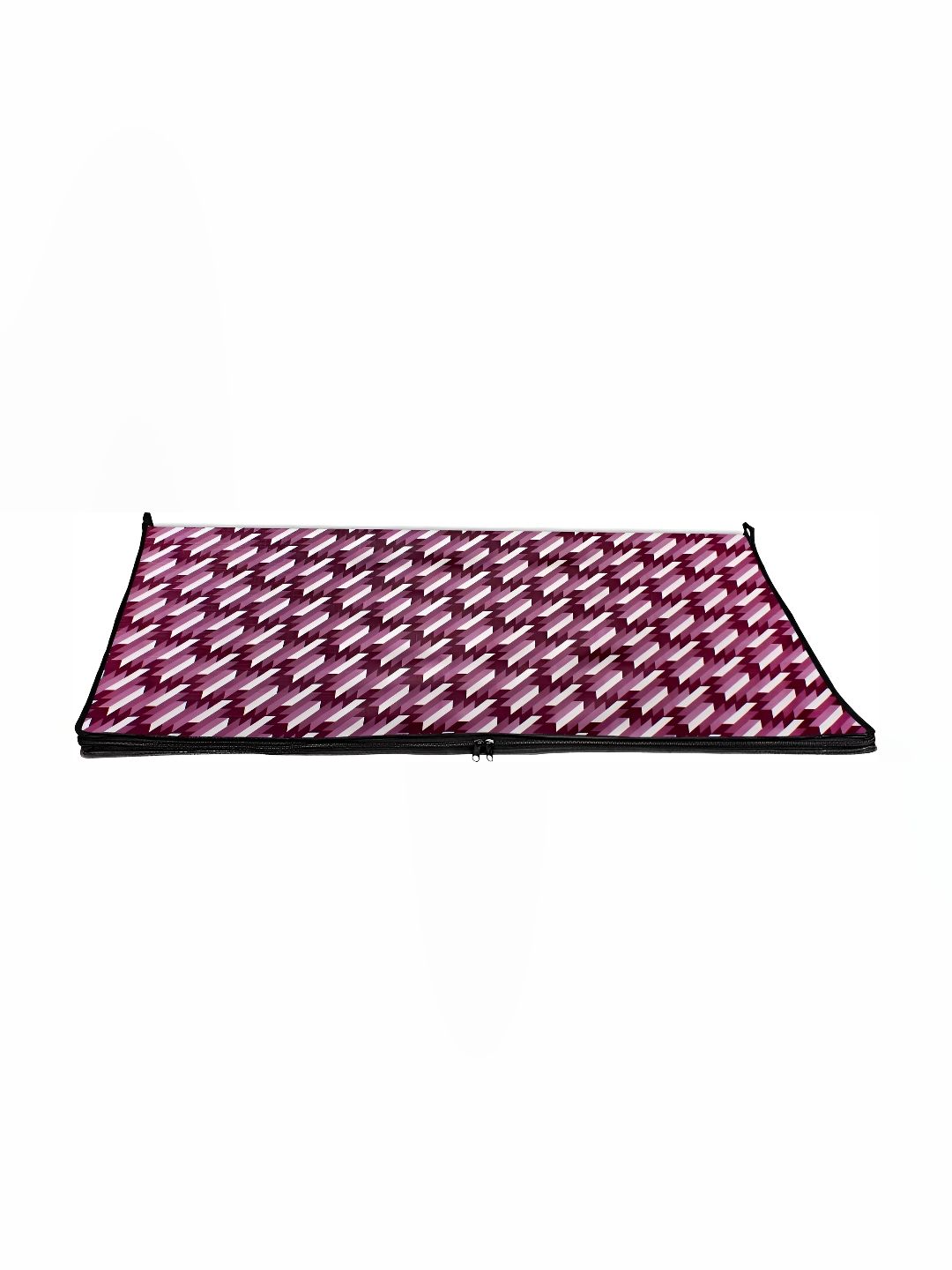 Stylista Purple & White Geometric Printed Rectangular Floor Mat-image-44