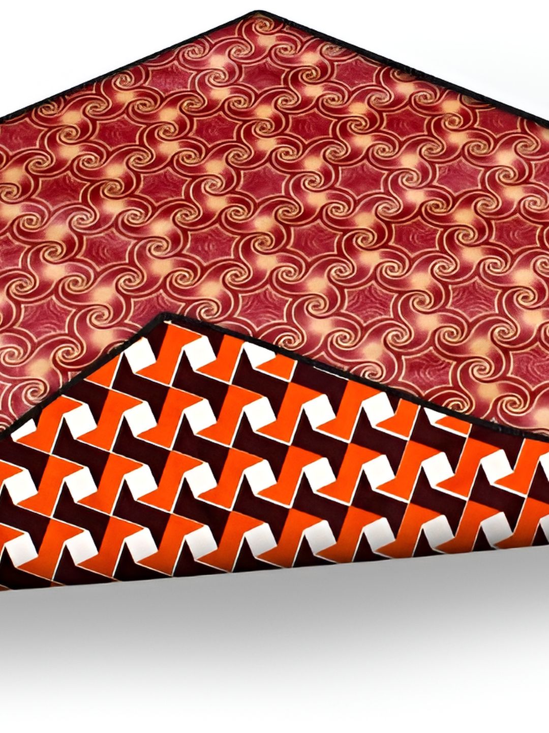 Stylista Brown & Cream Ethnic Motifs Printed Floor Mat-image-20