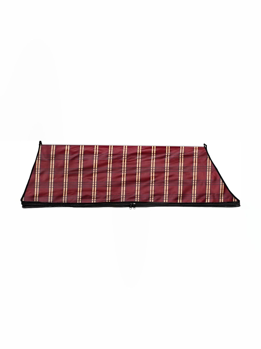 Stylista Maroon & Beige Geometric Printed Rectangle Zipper Floor Mat-image-24