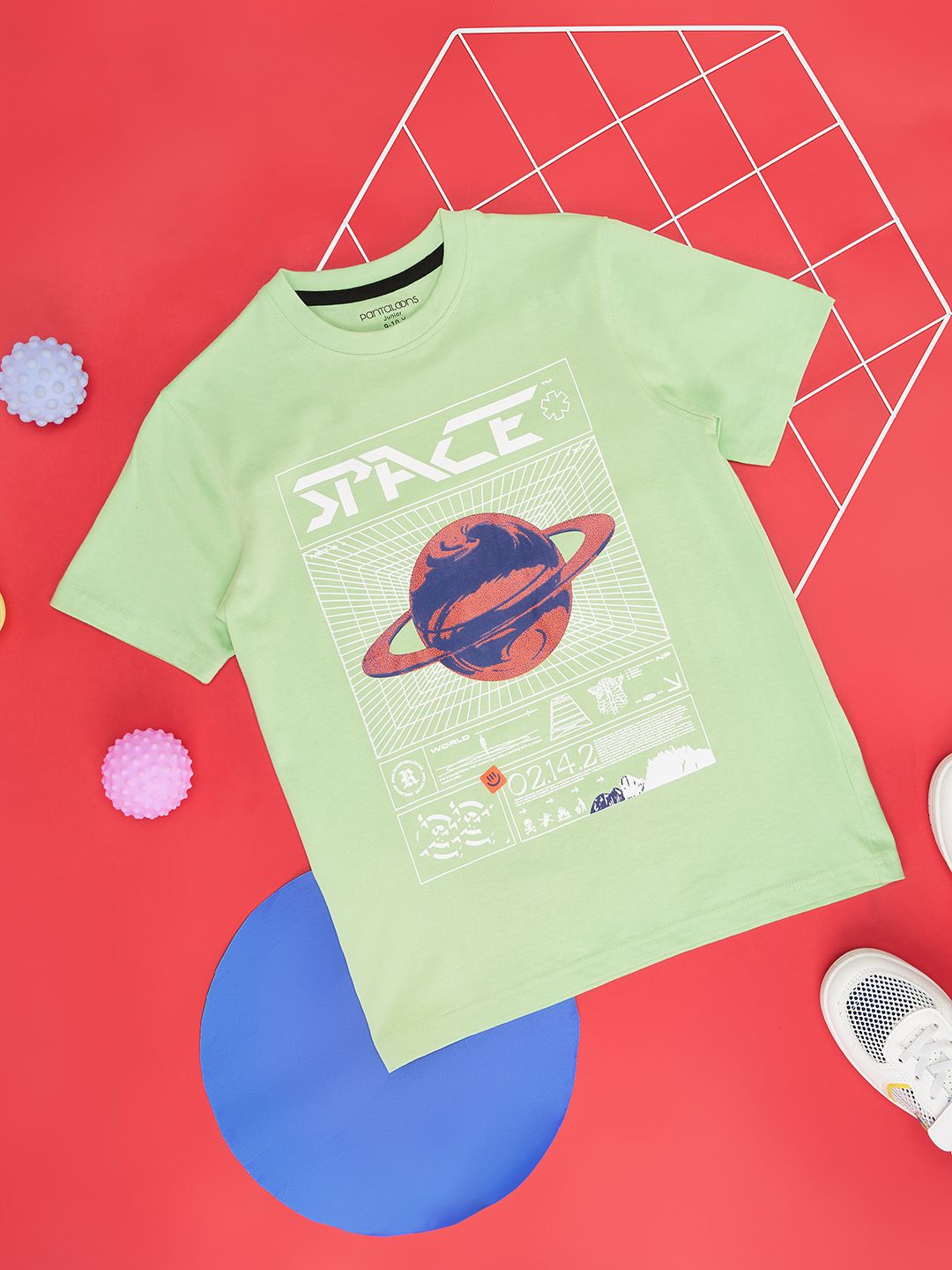 Pantaloons Junior Boys Typography Cotton T-shirt-picture-16