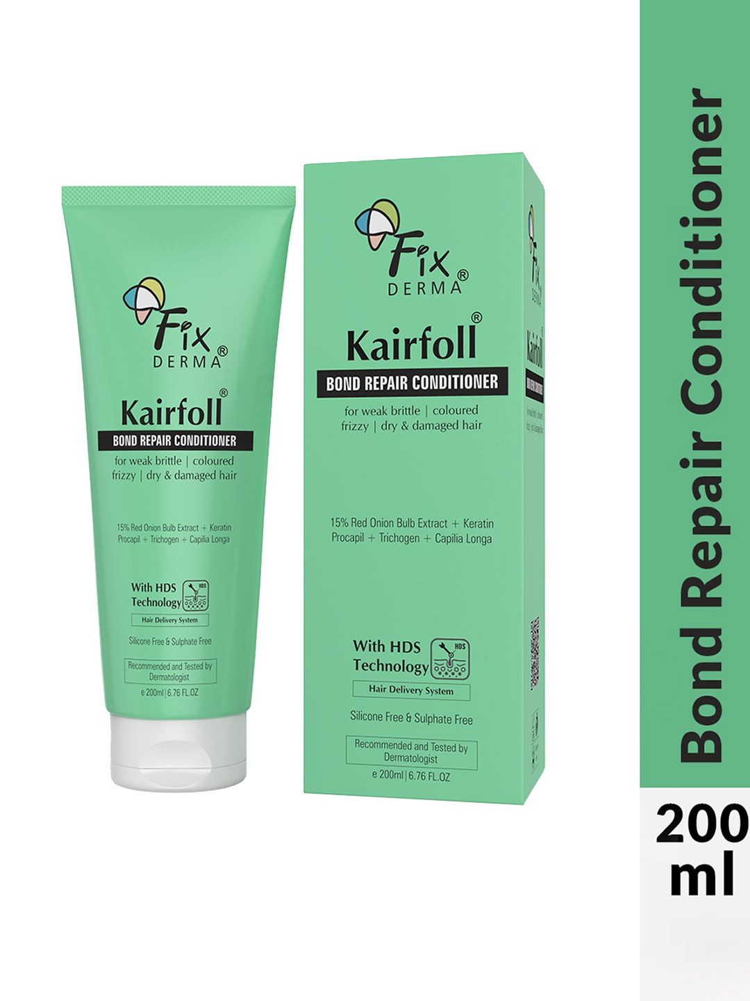 FIXDERMA Kairfoll Bond Repair Conditioner with Red Onion & Keratin - 200ml-image-34