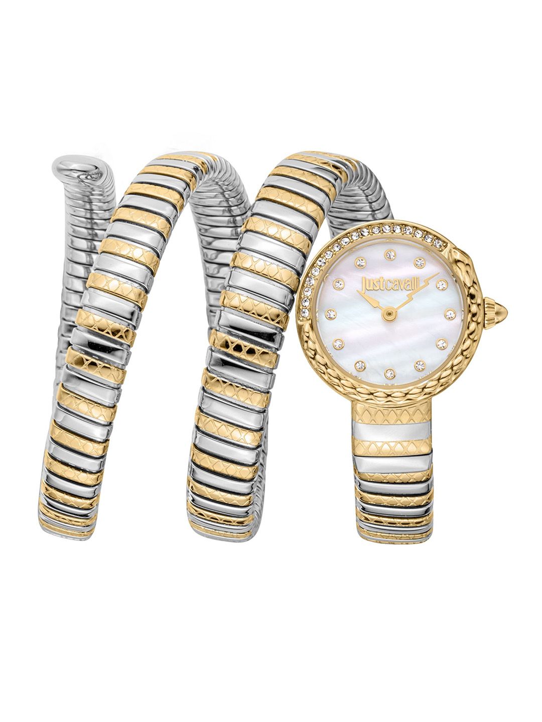 Just Cavalli Women Embellished Dial & Wrap Around Analogue Automatic Watch JC1L302M0055-picture-19