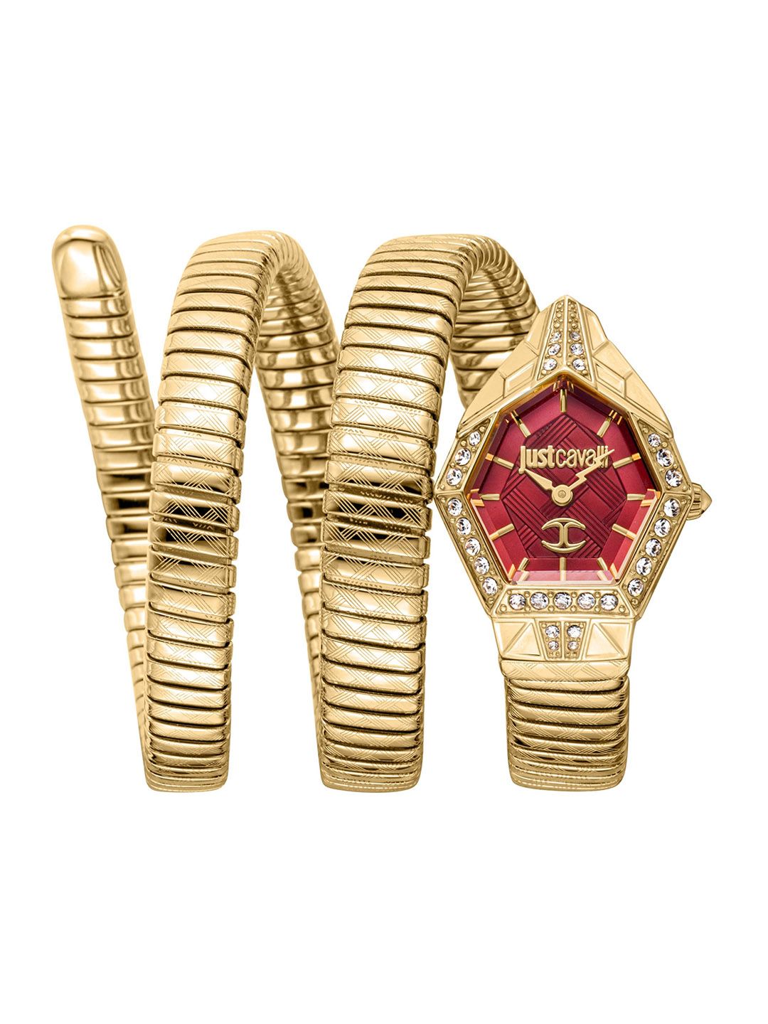 Just Cavalli Women Embellished Wrap Around Straps Analogue Automatic Watch JC1L304M0035-picture-13