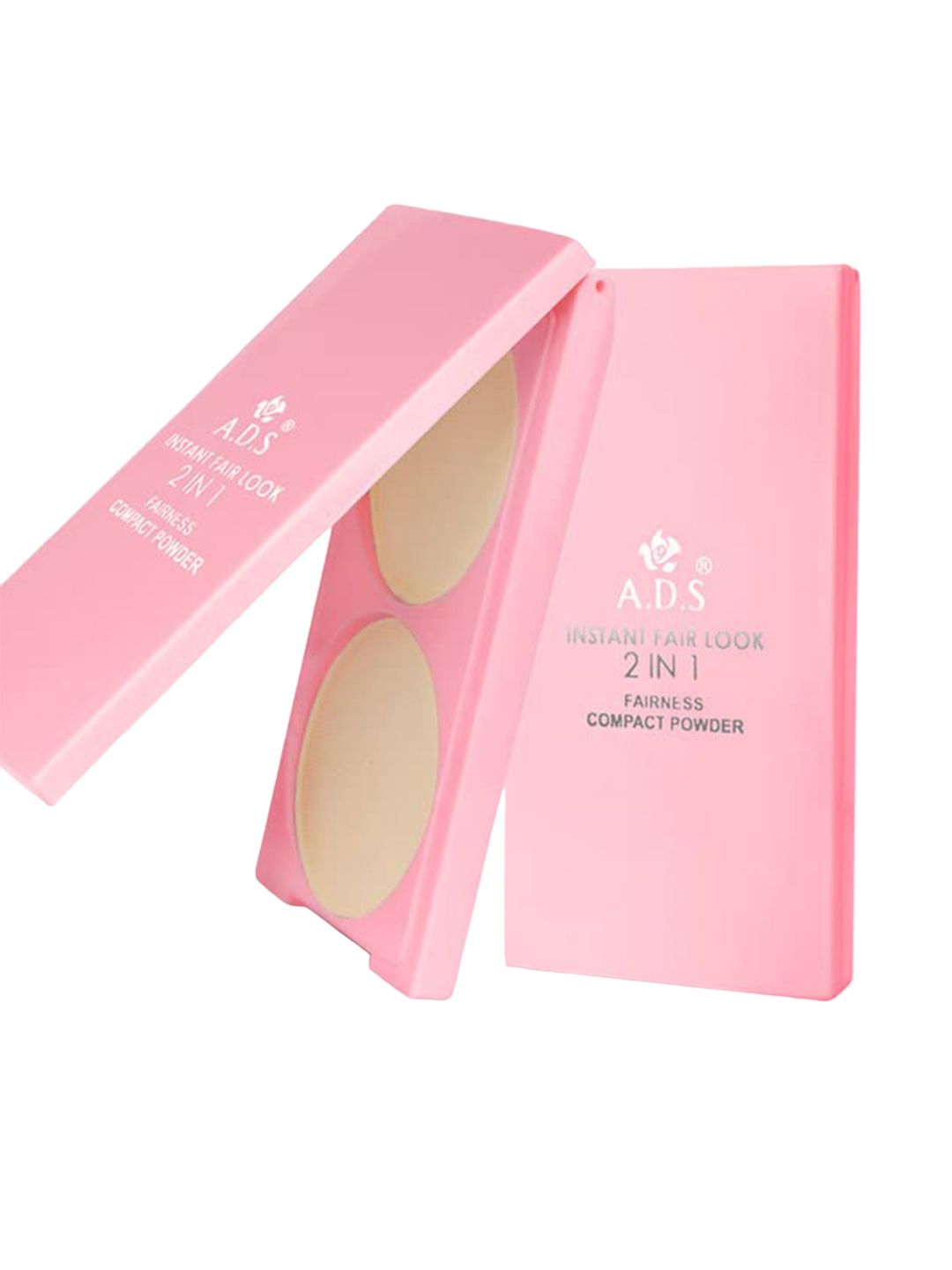Adbeni Instant Fair Look 2 In 1 Compact Powder - 8g - Beige-picture-32