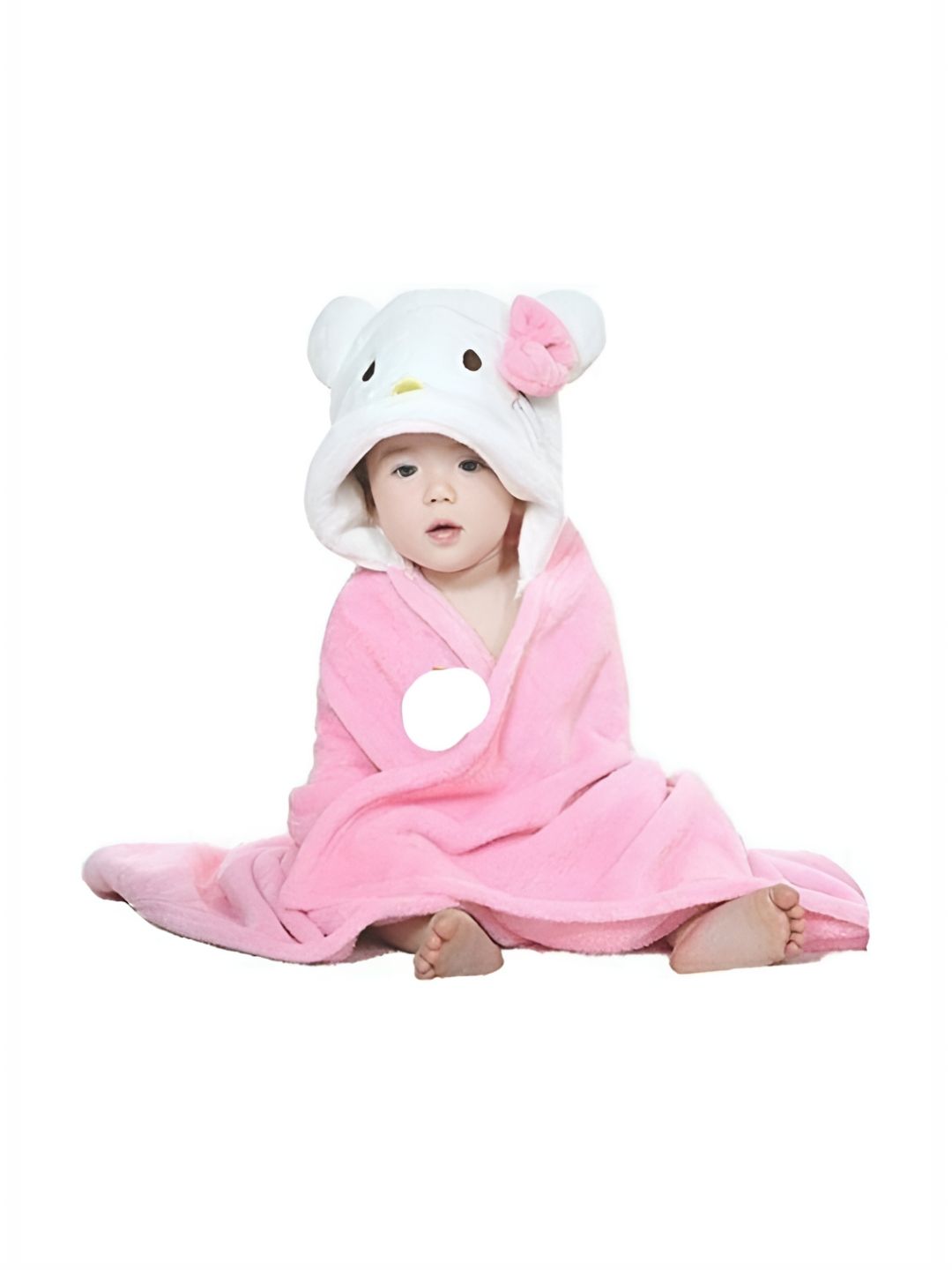 Bajo's Pink & White Cartoon Characters Cotton AC Room 350 GSM Single Bed Blanket-picture-39