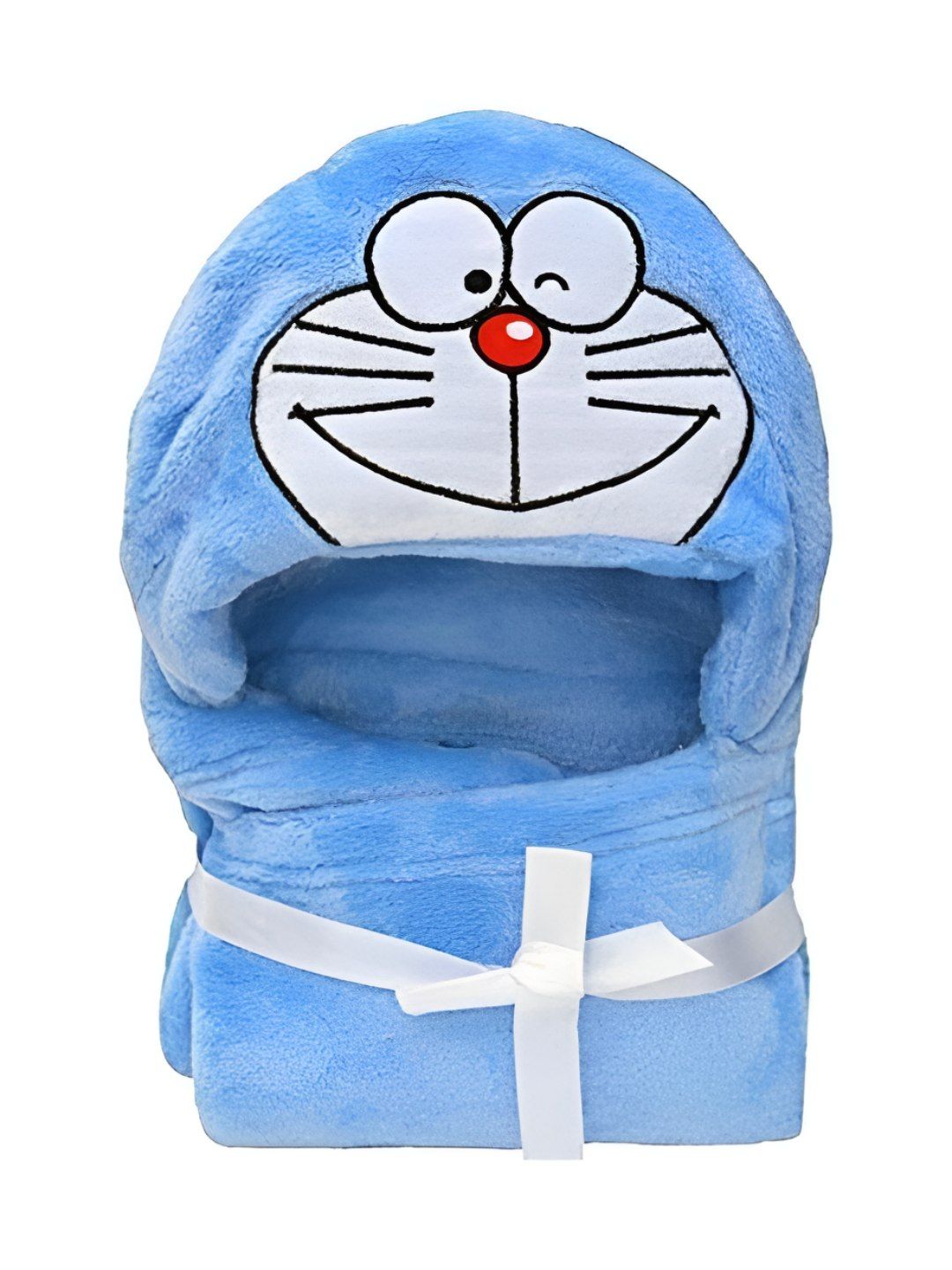 Bajo's Turquoise Blue & White Cartoon Characters Cotton AC Room 350 GSM Single Bed Blanket-image-37