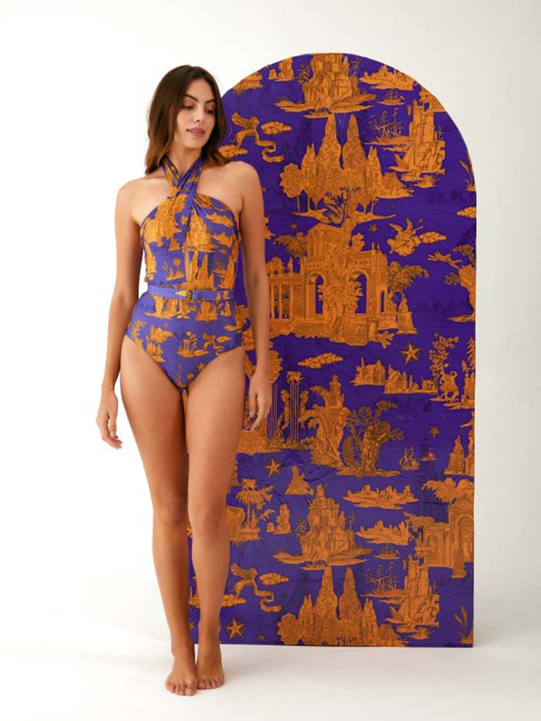 Tizzi Women Printed Bodysuit-image-46