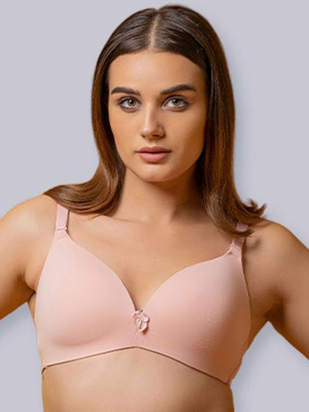 BOLD & BAE Medium Coverage Lightly Padded Plunge Bra With All Day Comfort