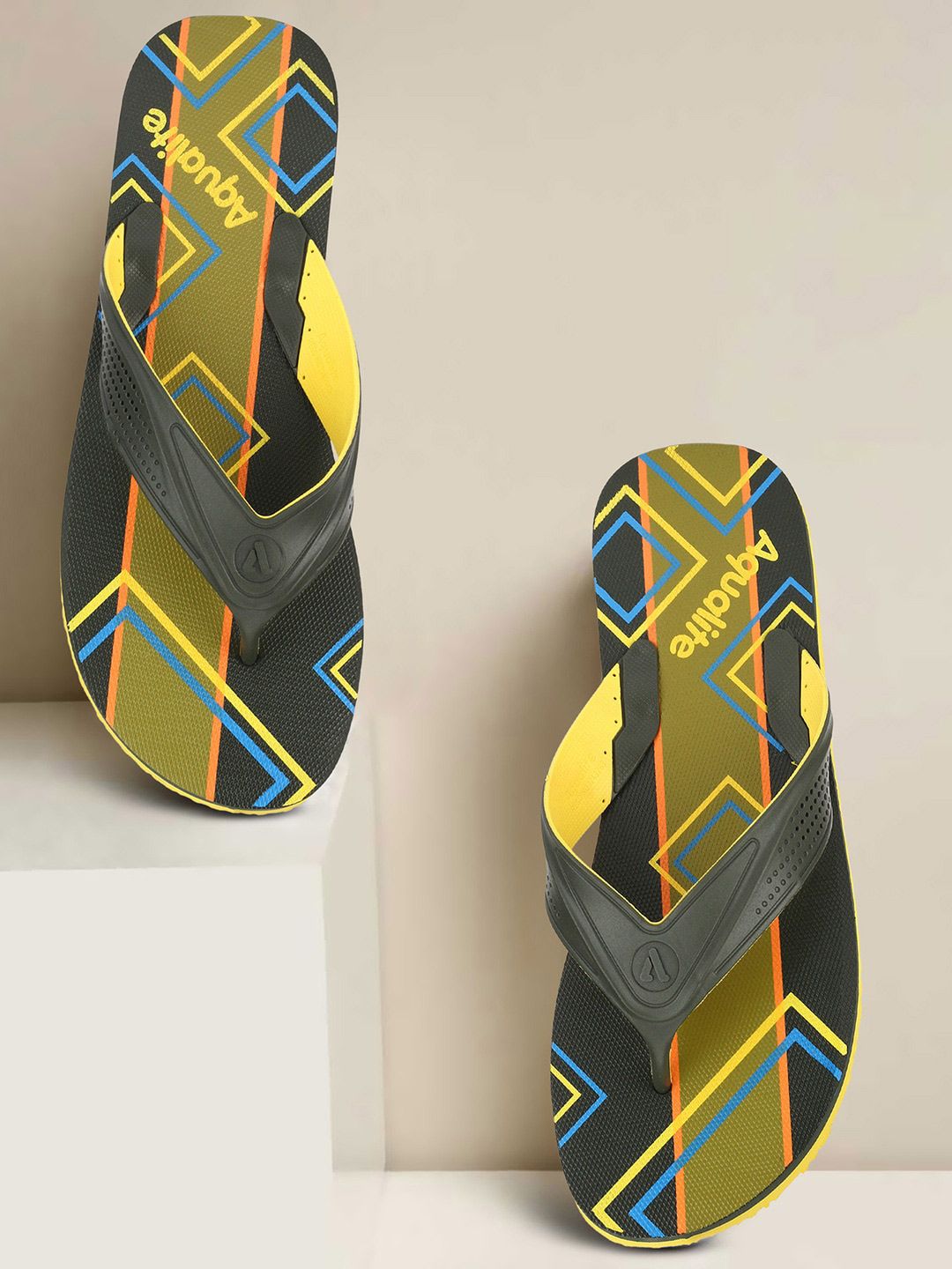 Aqualite Men Printed Thong Flip-Flops-picture-31