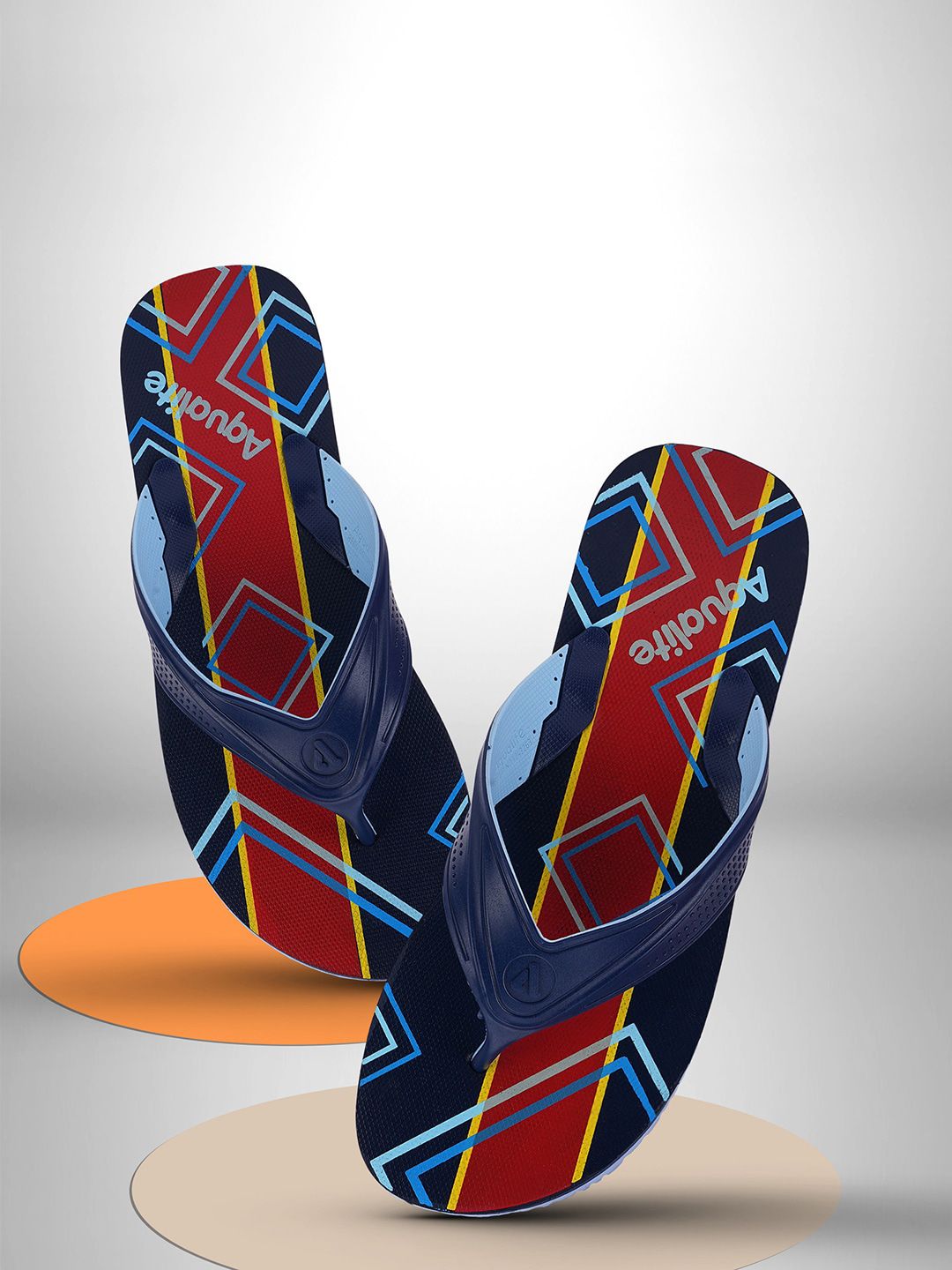 Aqualite Men Printed Thong Flip-Flops-picture-32