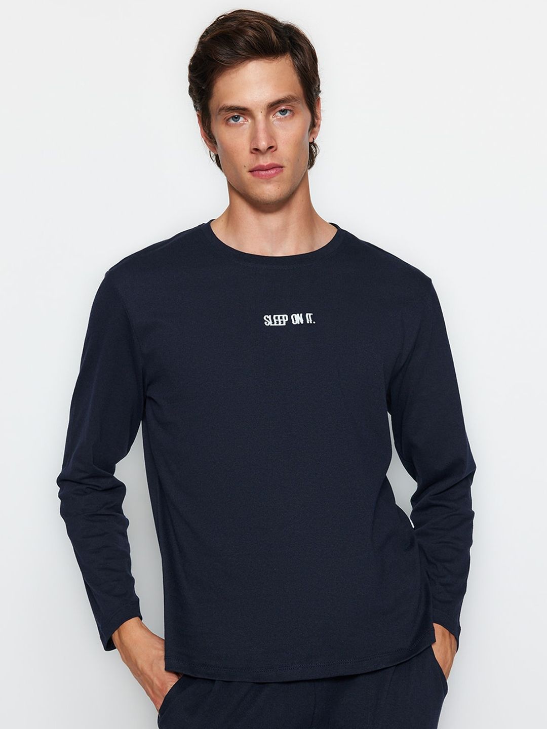 Trendyol Round Neck Long Sleeves T-shirt & Pyjama-picture-34