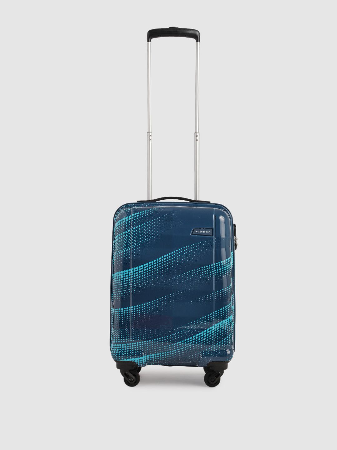 Aristocrat Printed Force Cabin Trolley Suitcase