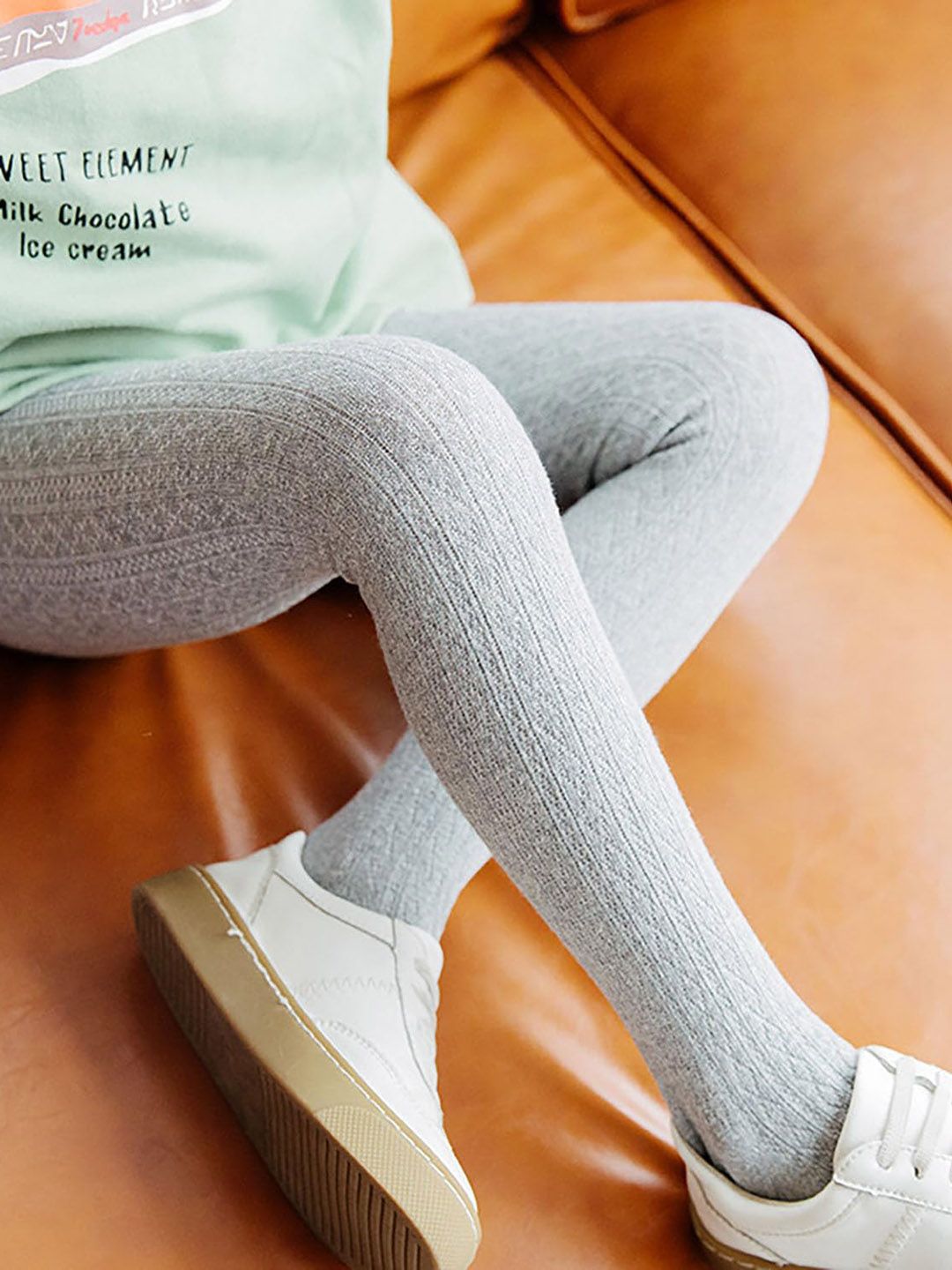 SYGA Girls Pack of 3 Mid-Rise Cotton Thermal Bottom-picture-11