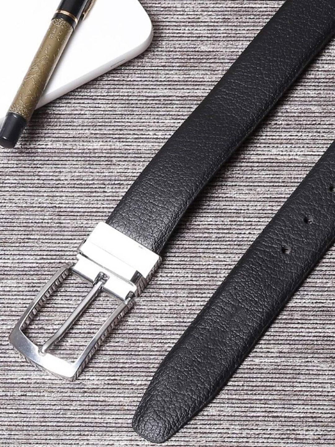 KAEZRI Men Leather Reversible Formal Belt-picture-8