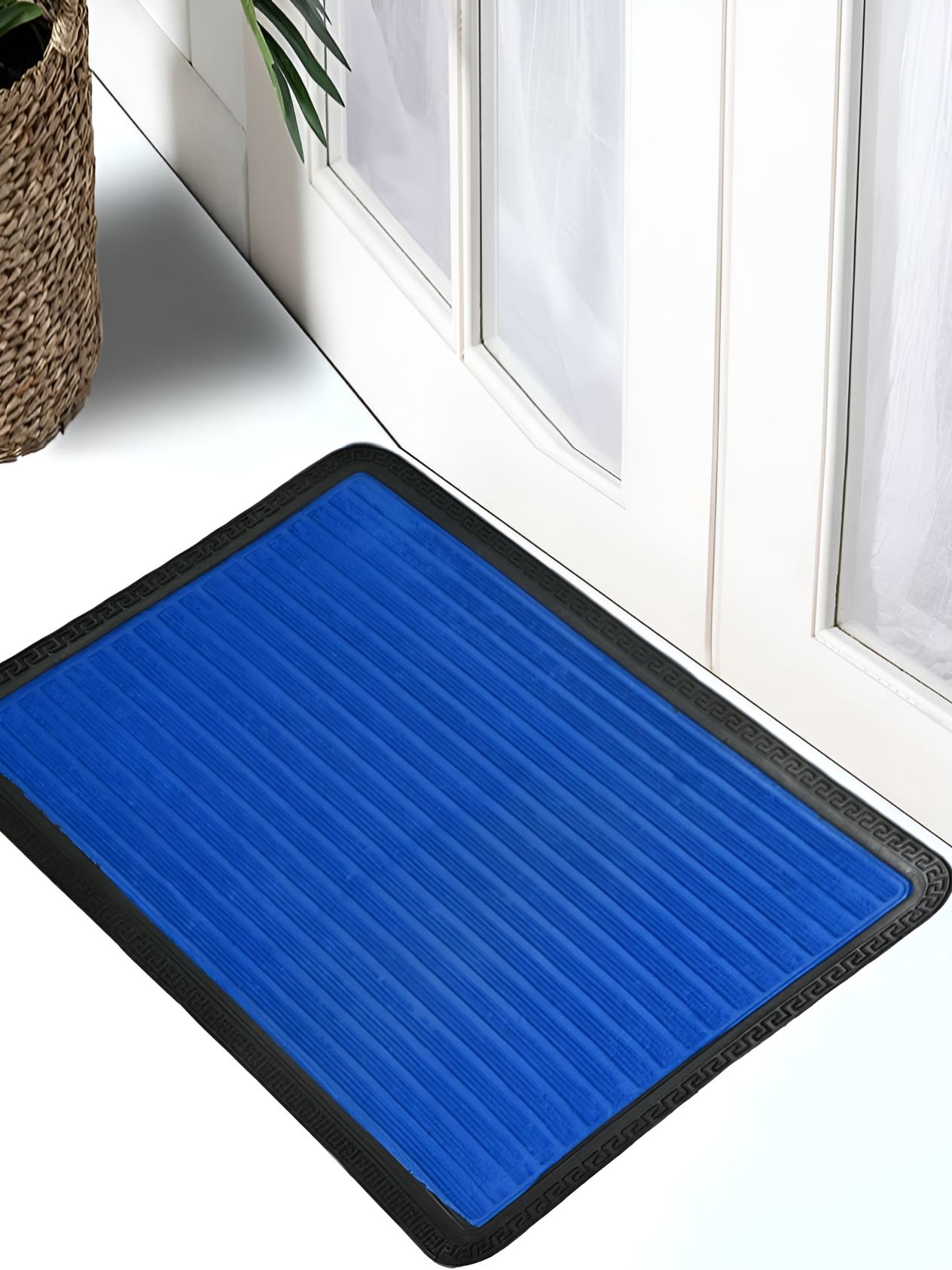 Ultica Fab Blue Anti-Skid Comfort Doormat-picture-22