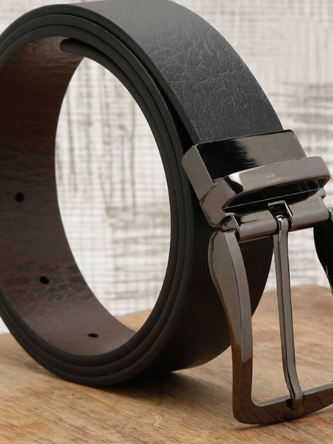 KAEZRI Men Leather Reversible Formal Belt-picture-10