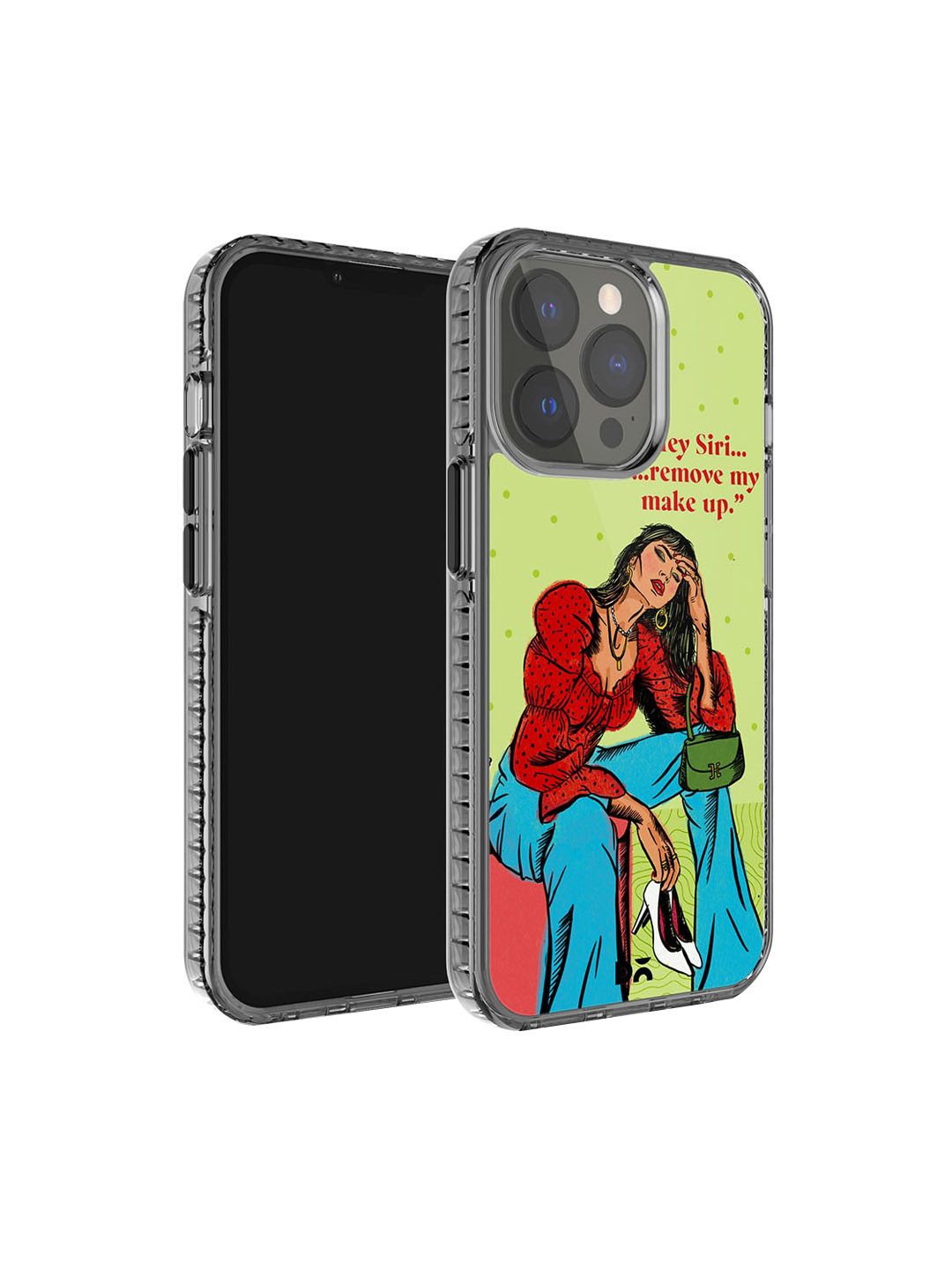 DailyObjects Hey Siri Stride Printed iPhone 15 Pro Super Slim Back Case-picture-48