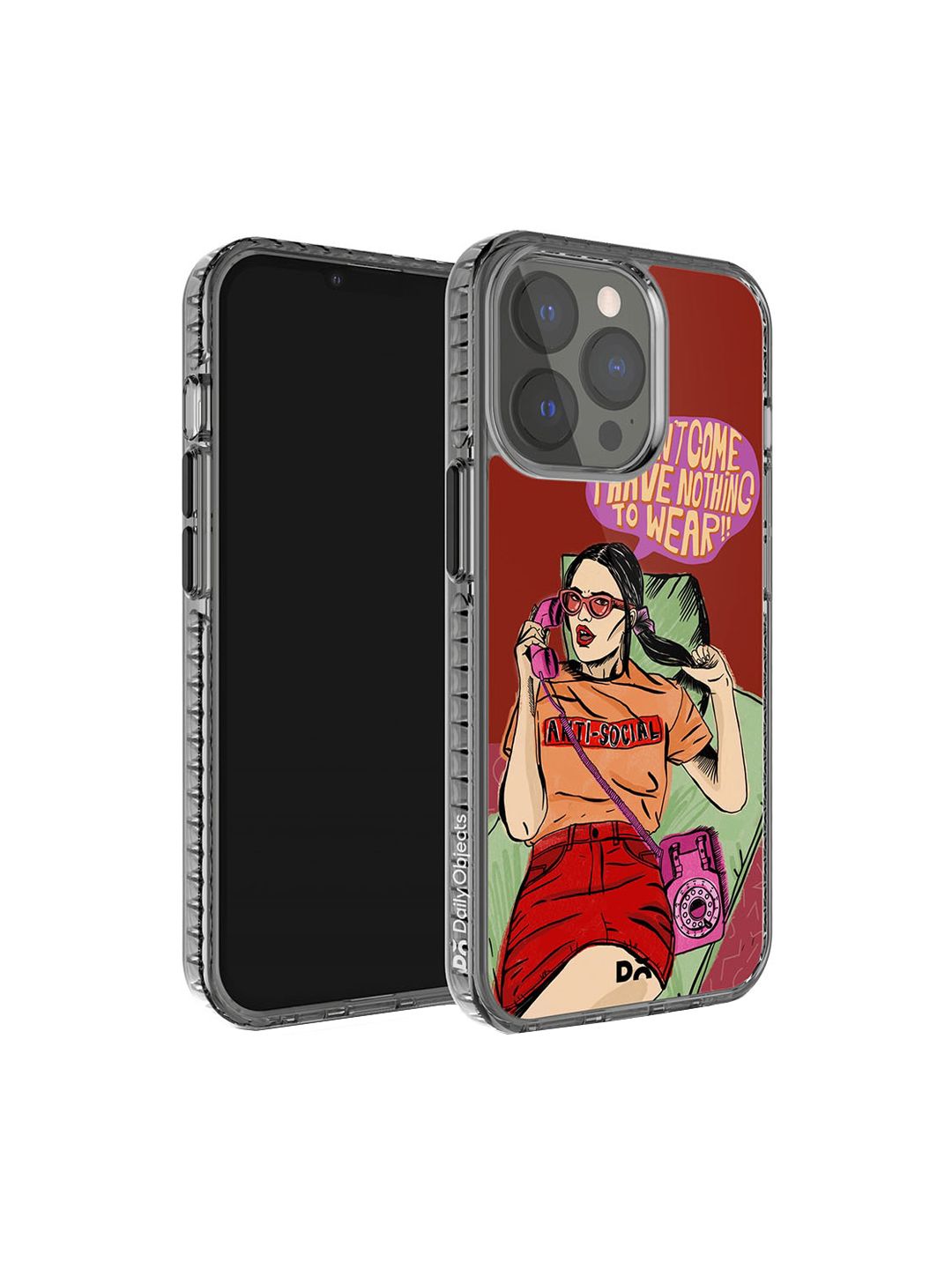 DailyObjects Printed iPhone 14 Pro Max Super Slim Back Case-image-3