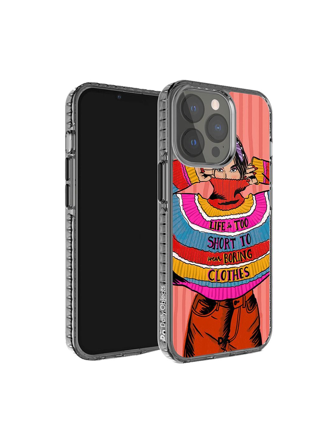 DailyObjects Quirky Printed iPhone 14 Pro Max Super Slim Back Case-picture-25