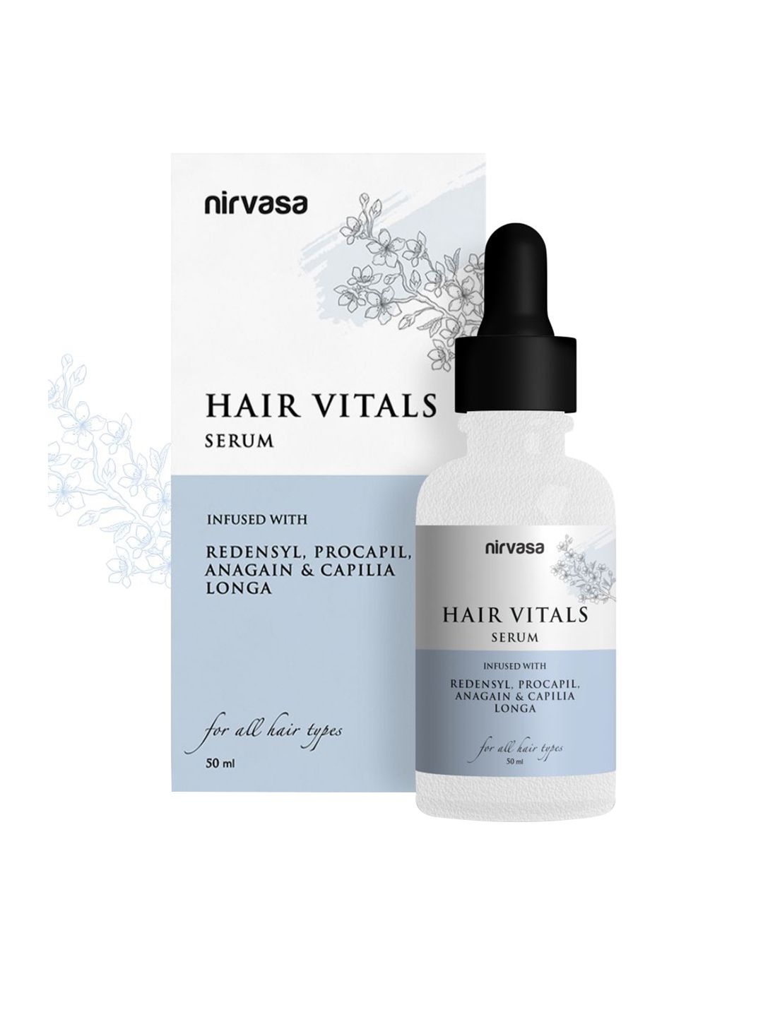 Nirvasa Hair Vitals Serum For Hairfall Control - 50ml-picture-14