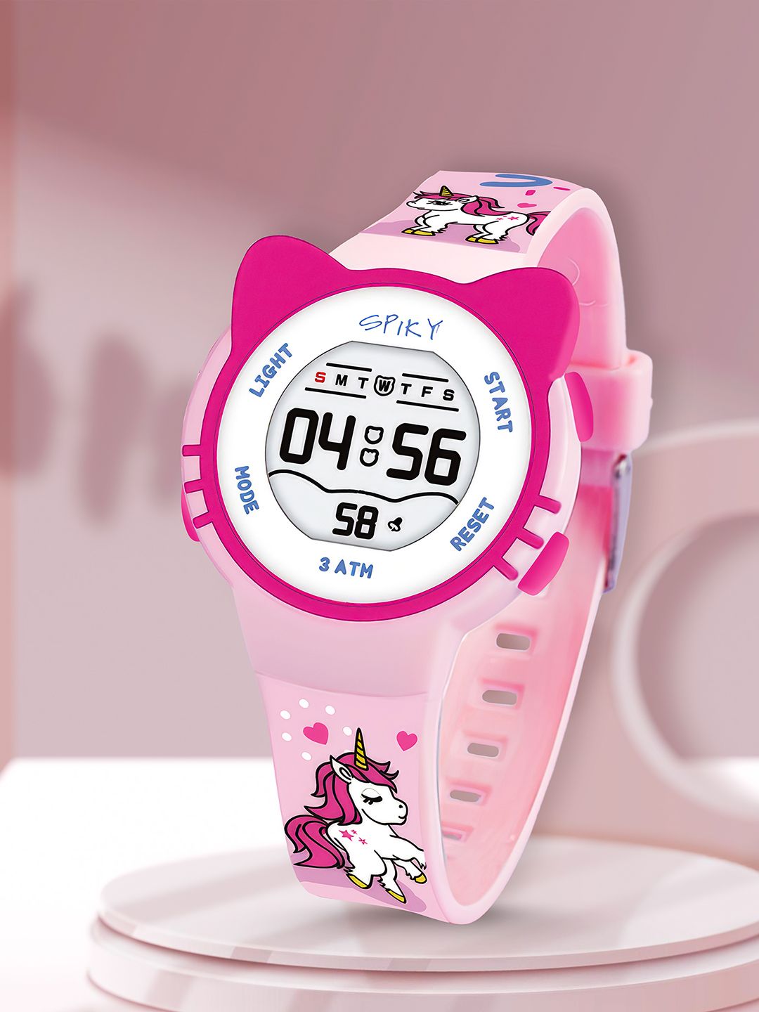 Spiky Kids Multifunctional Digital Automatic Watch SPKEVA17_C5_PNK-picture-11