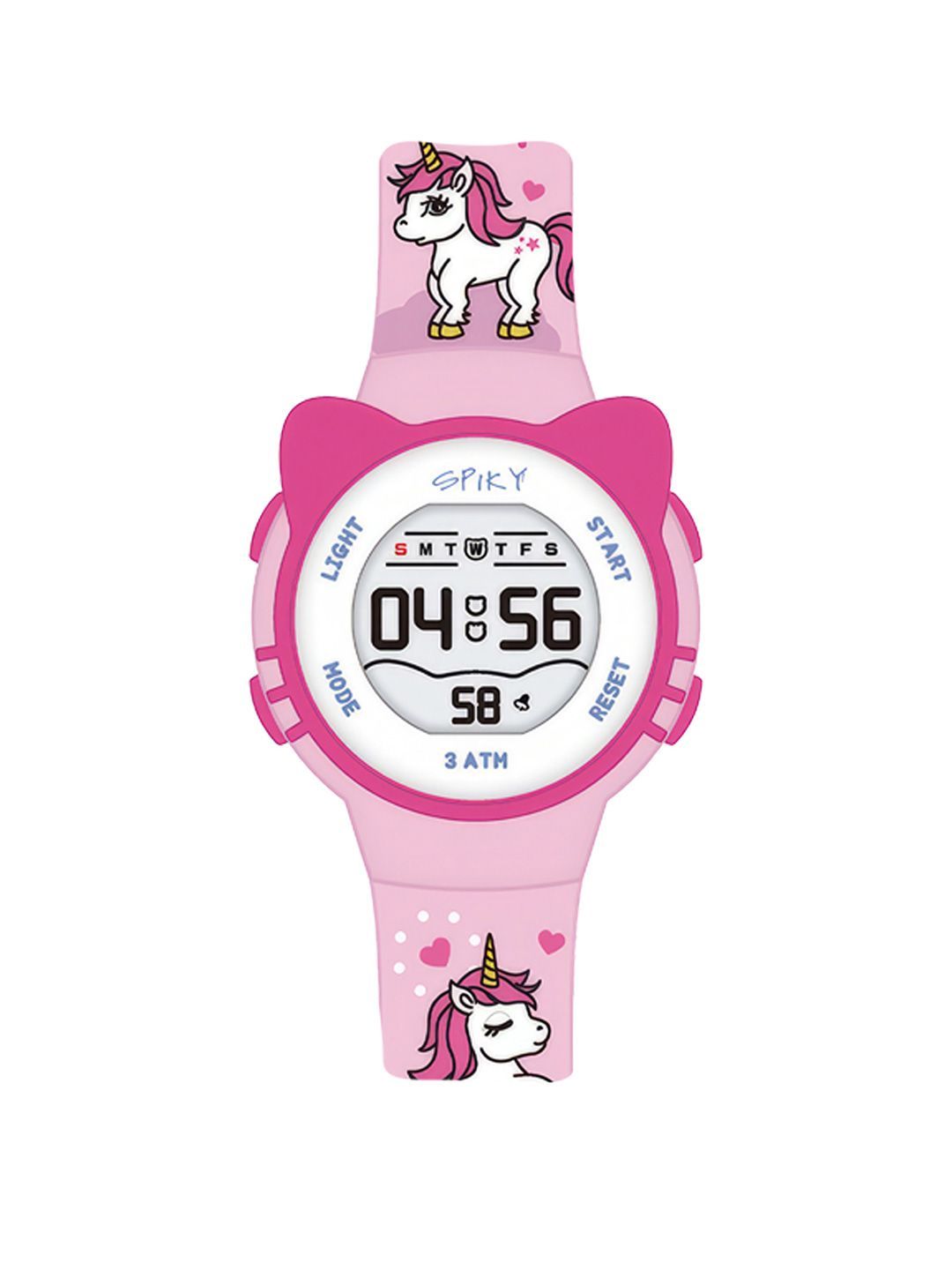 Spiky Girls Multifunctional Digital Automatic Watch SPKEVA17_C5_PNK
