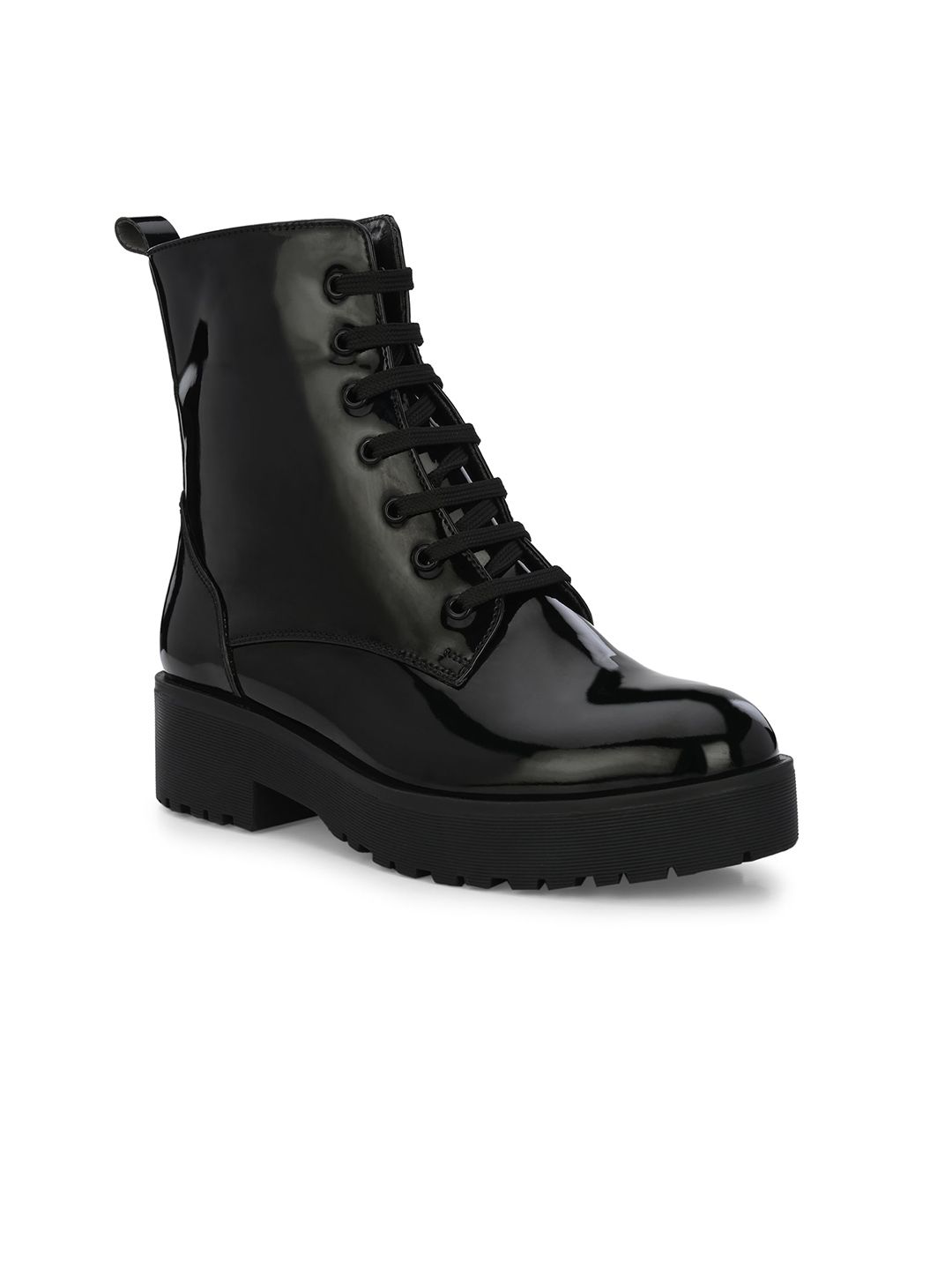 GARDIN Women Mid-Top Lace-Up Platform Boots-picture-31