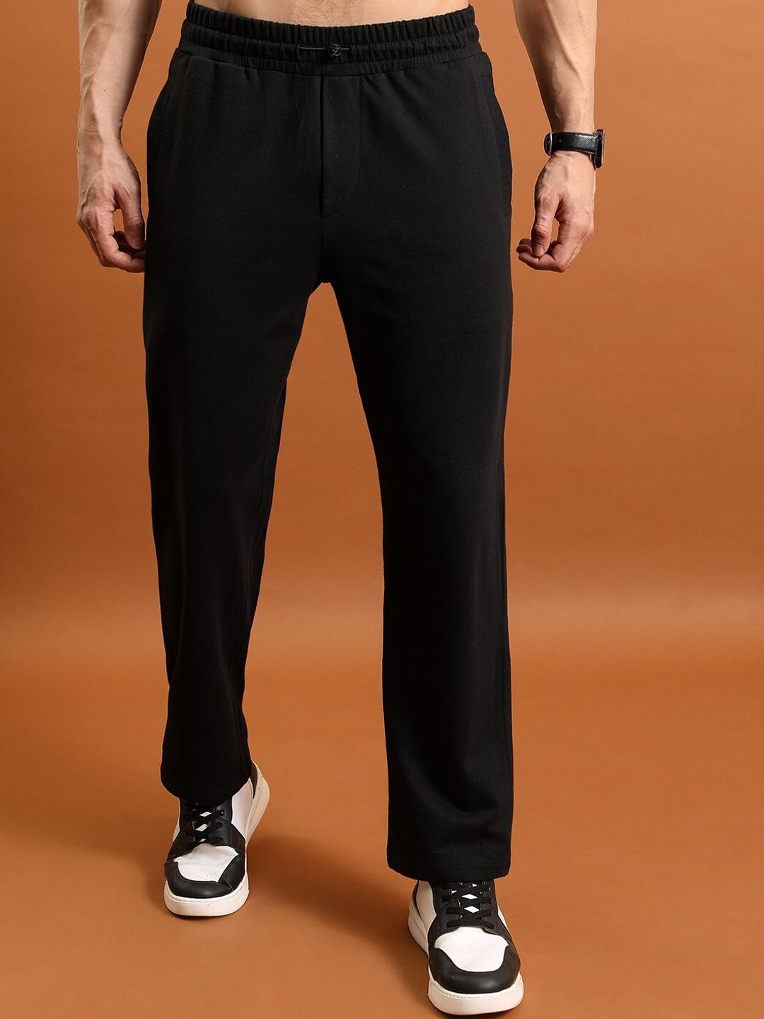 HIGHLANDER Men Relaxed-Fit Mid-Rise Track Pant