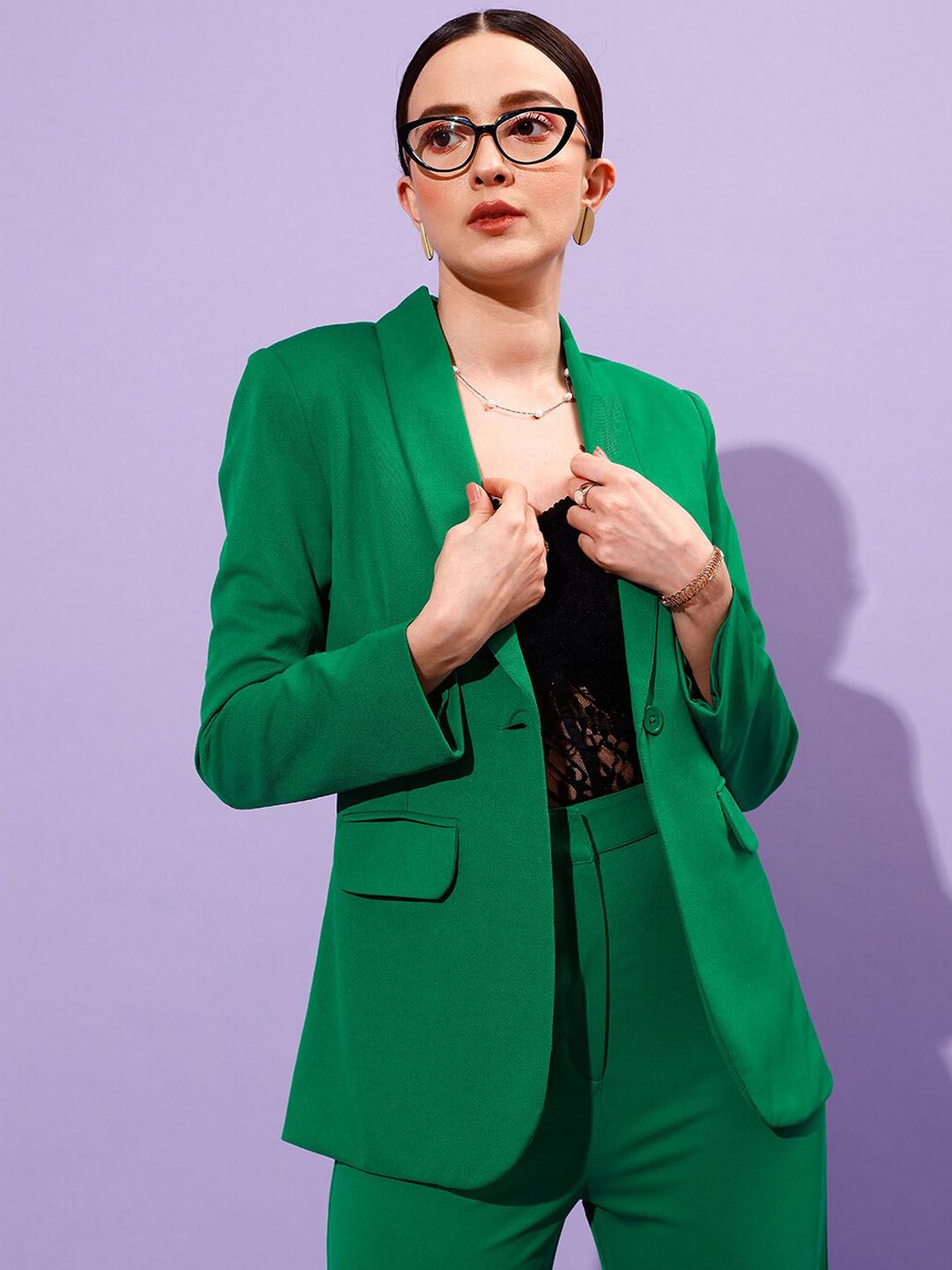 STREET 9 Slim-Fit Single-Breasted Blazer