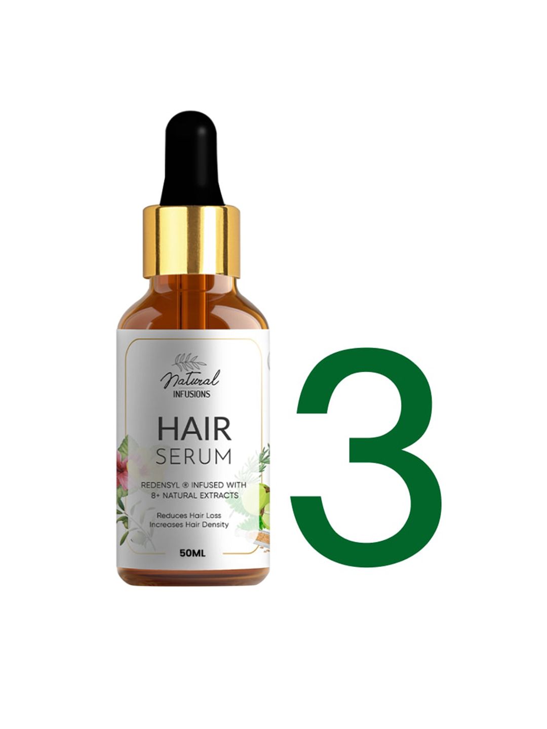 Natural Infusions 3-Pcs Hair Growth Serum With Redensyl - 50ml Each-picture-40