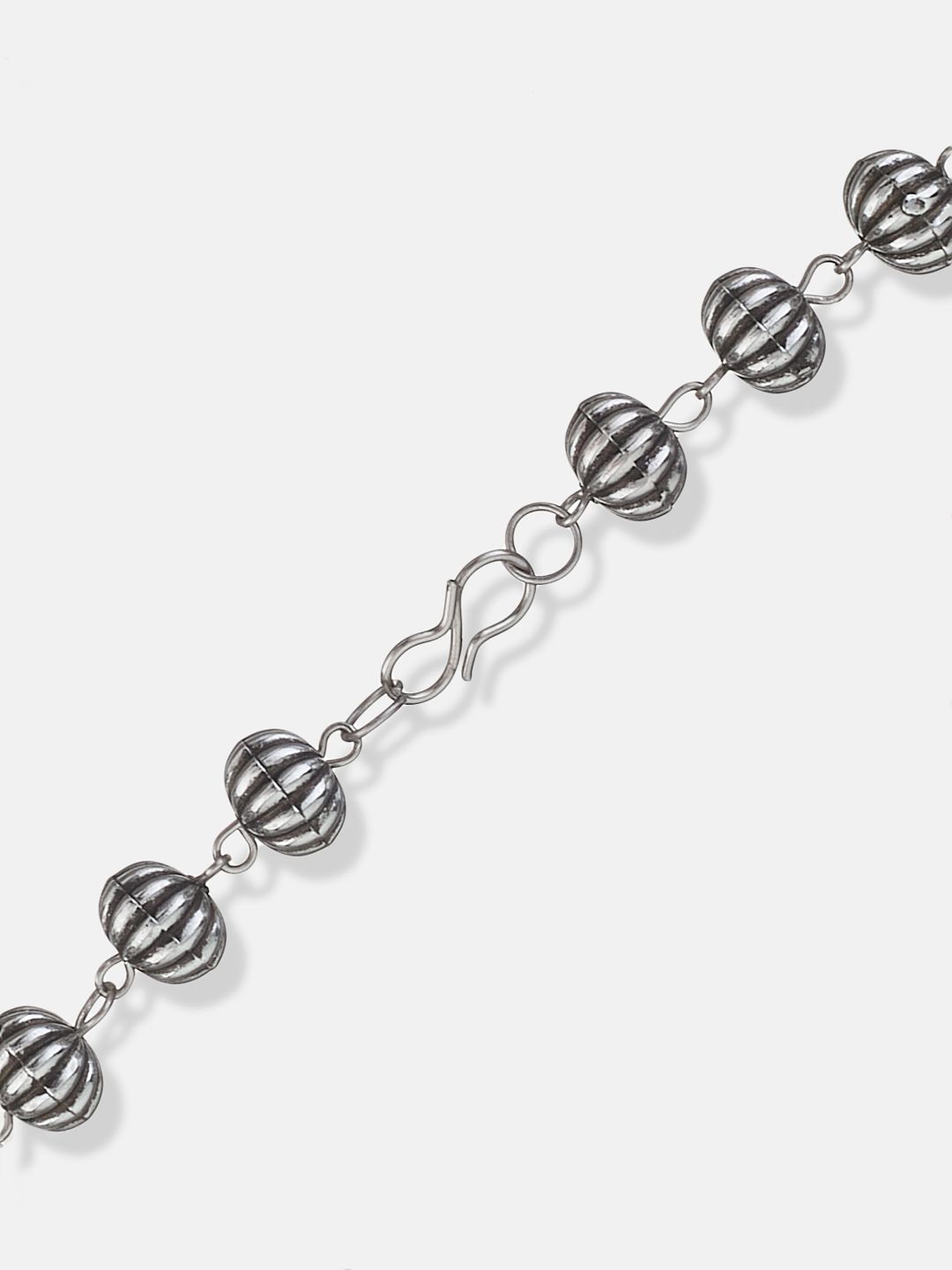 ATIBELLE Silver-Plated German Silver Beaded Necklace