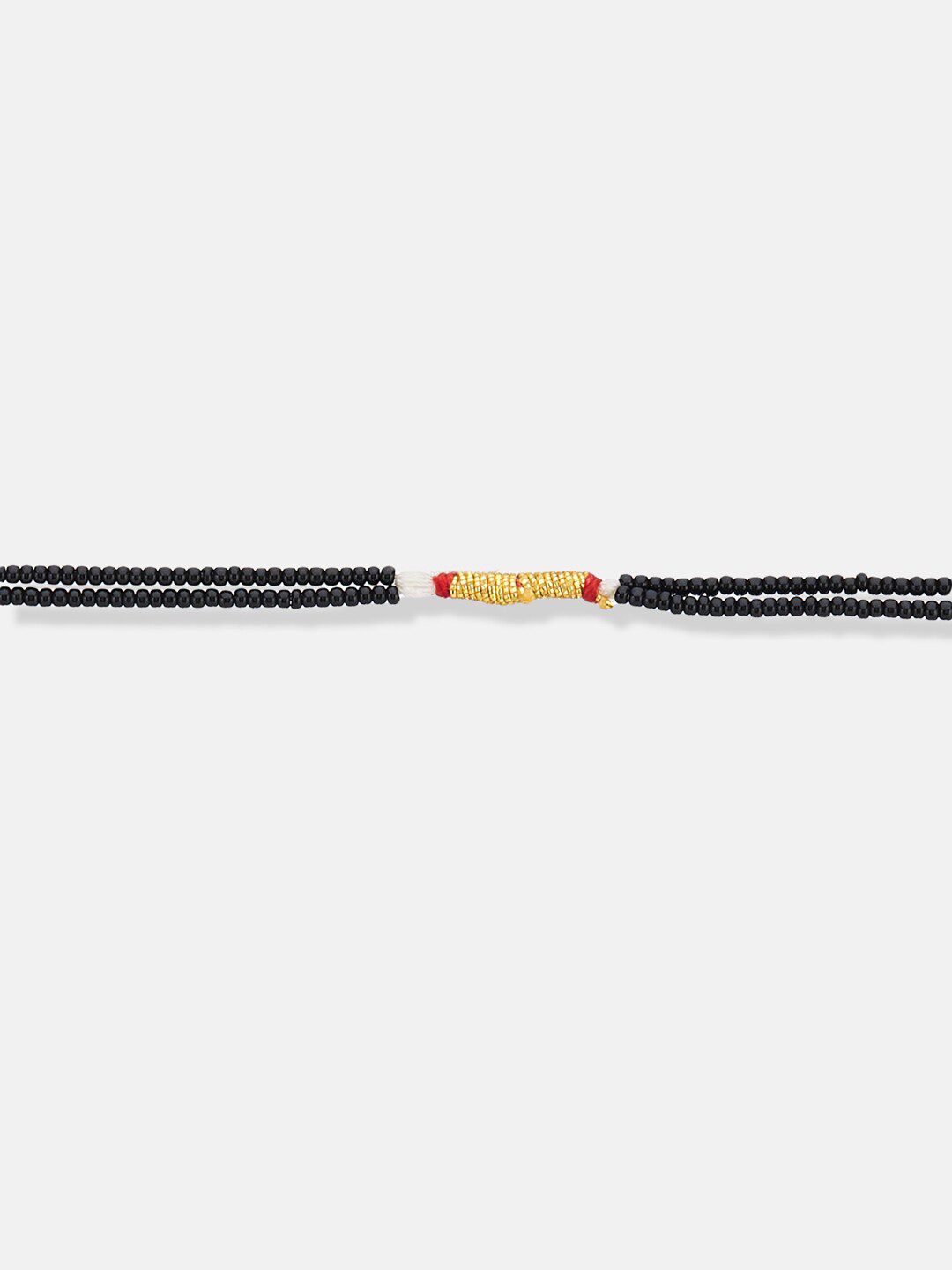 ATIBELLE Gold-Plated Beaded Mangalsutra