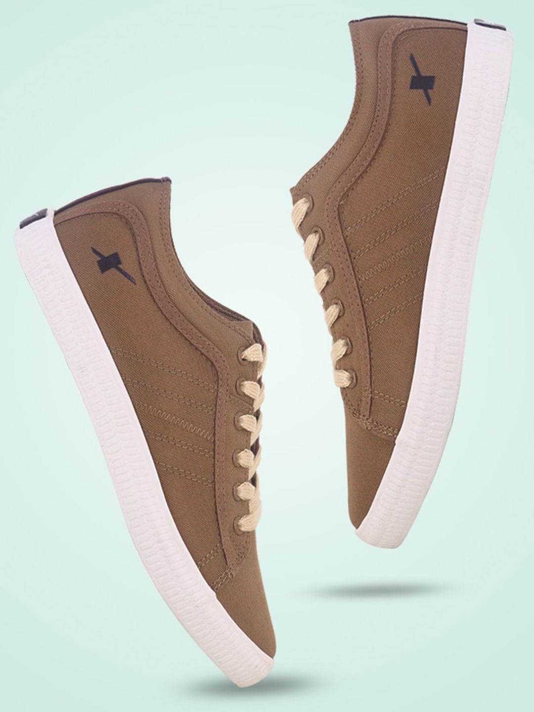 Sparx Men Textured Comfort Insole Contrast Sole Lace-Ups Sneakers-picture-35