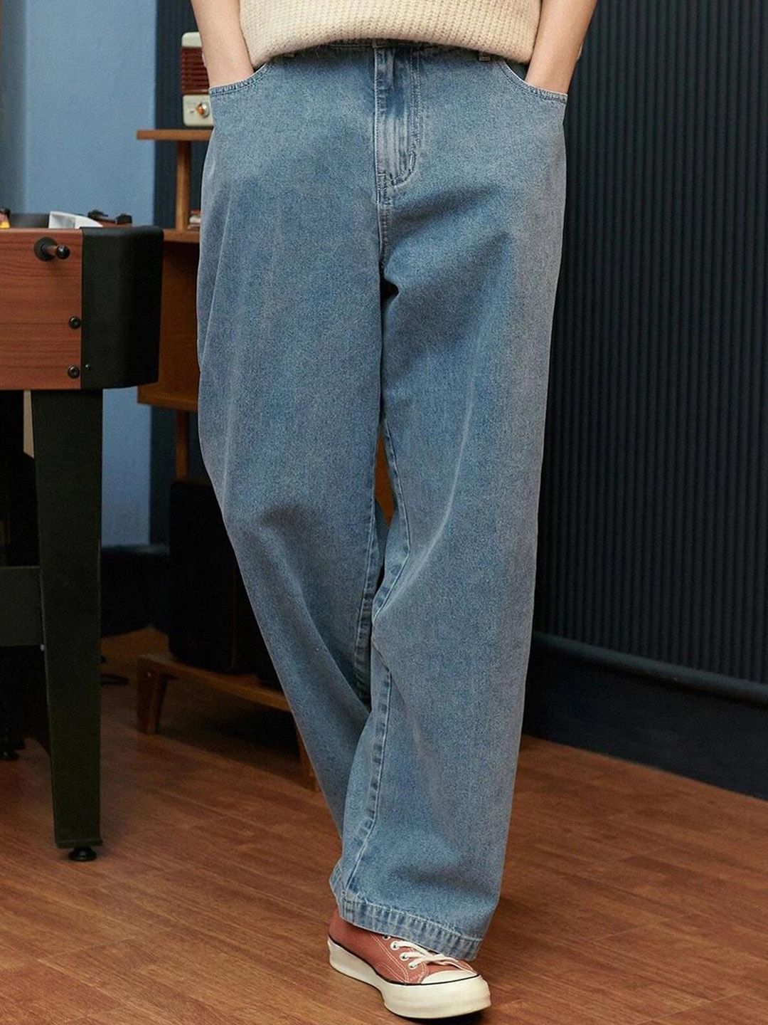 Kotty Men Jean Low-Rise Clean Look Stretchable Jeans-image-8