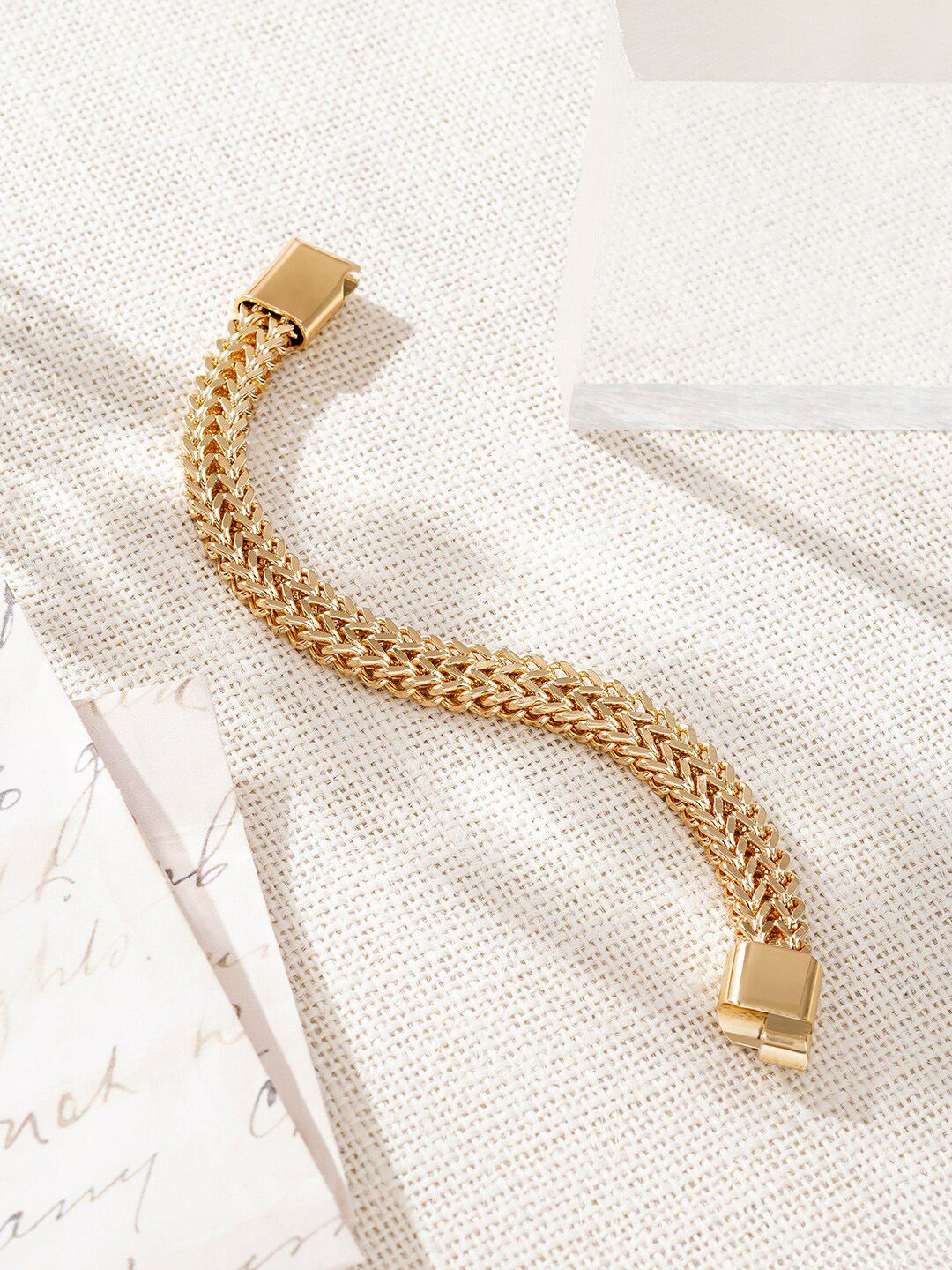 JOKER & WITCH Men Gold-Plated Wraparound Bracelet-picture-5