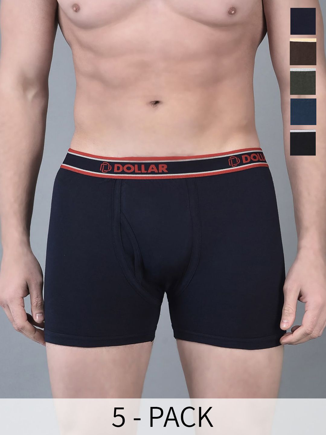 Dollar Bigboss Pack of 5 Combed Cotton Interlock Trunk MBTR-04-SCD-PO5-CO2-S24-picture-12