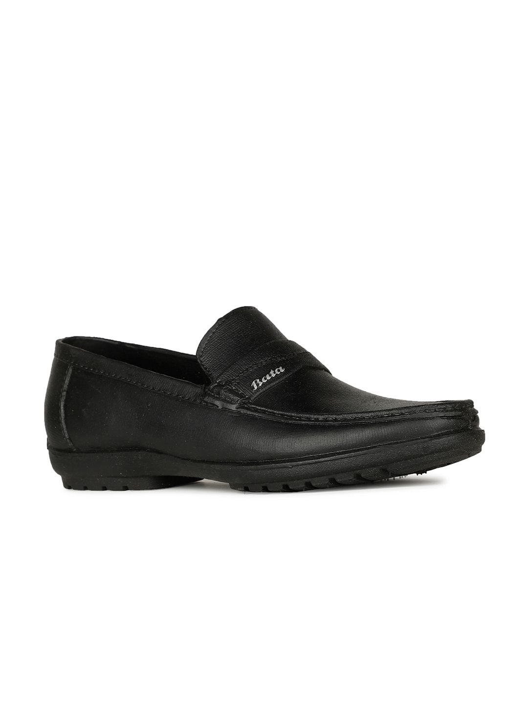 Bata Men Round Toe Formal Slip-On Shoes