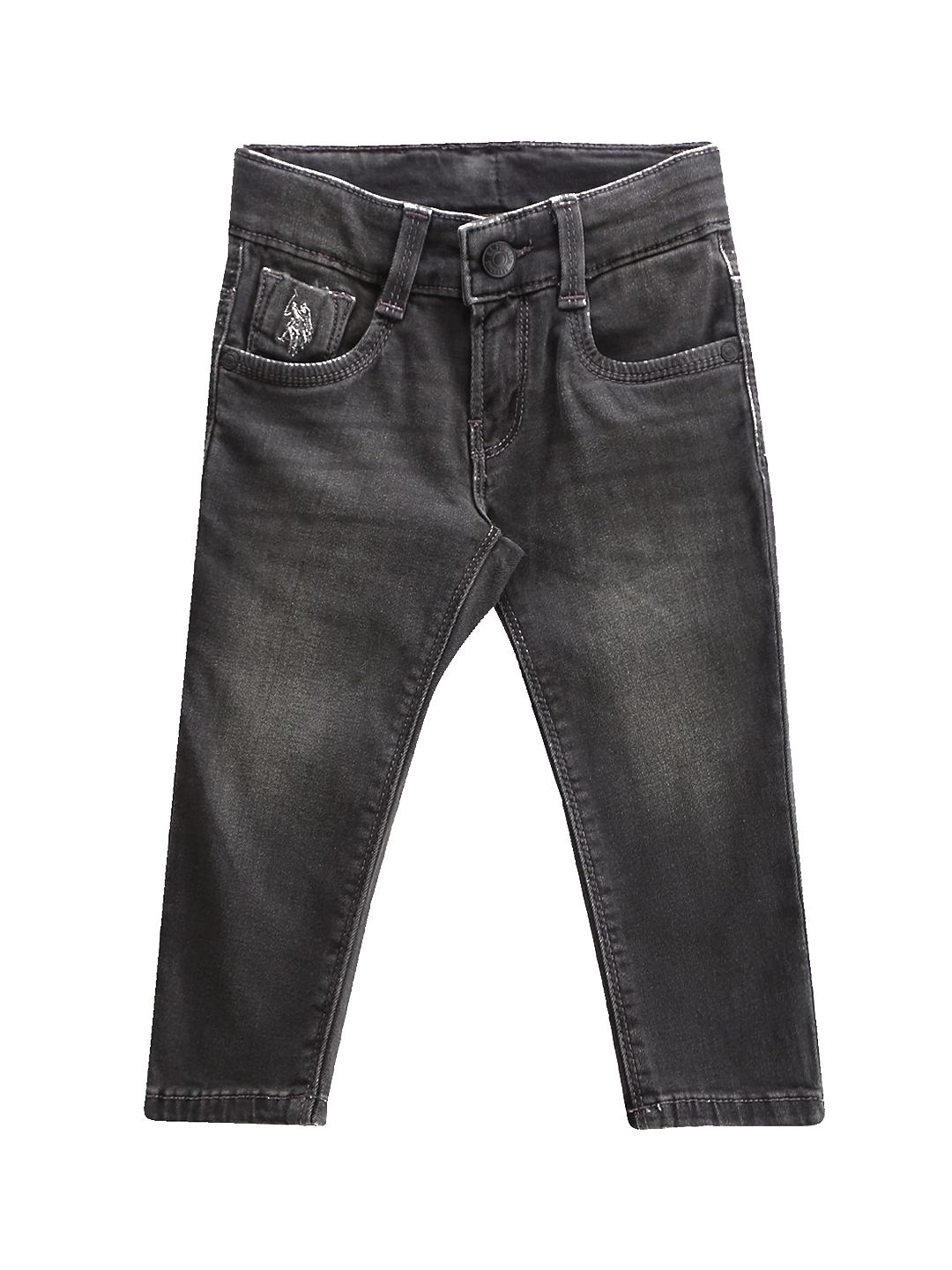 U.S. Polo Assn. Kids Boys Classic Slim Fit Light Fade Stretchable Jeans-picture-31