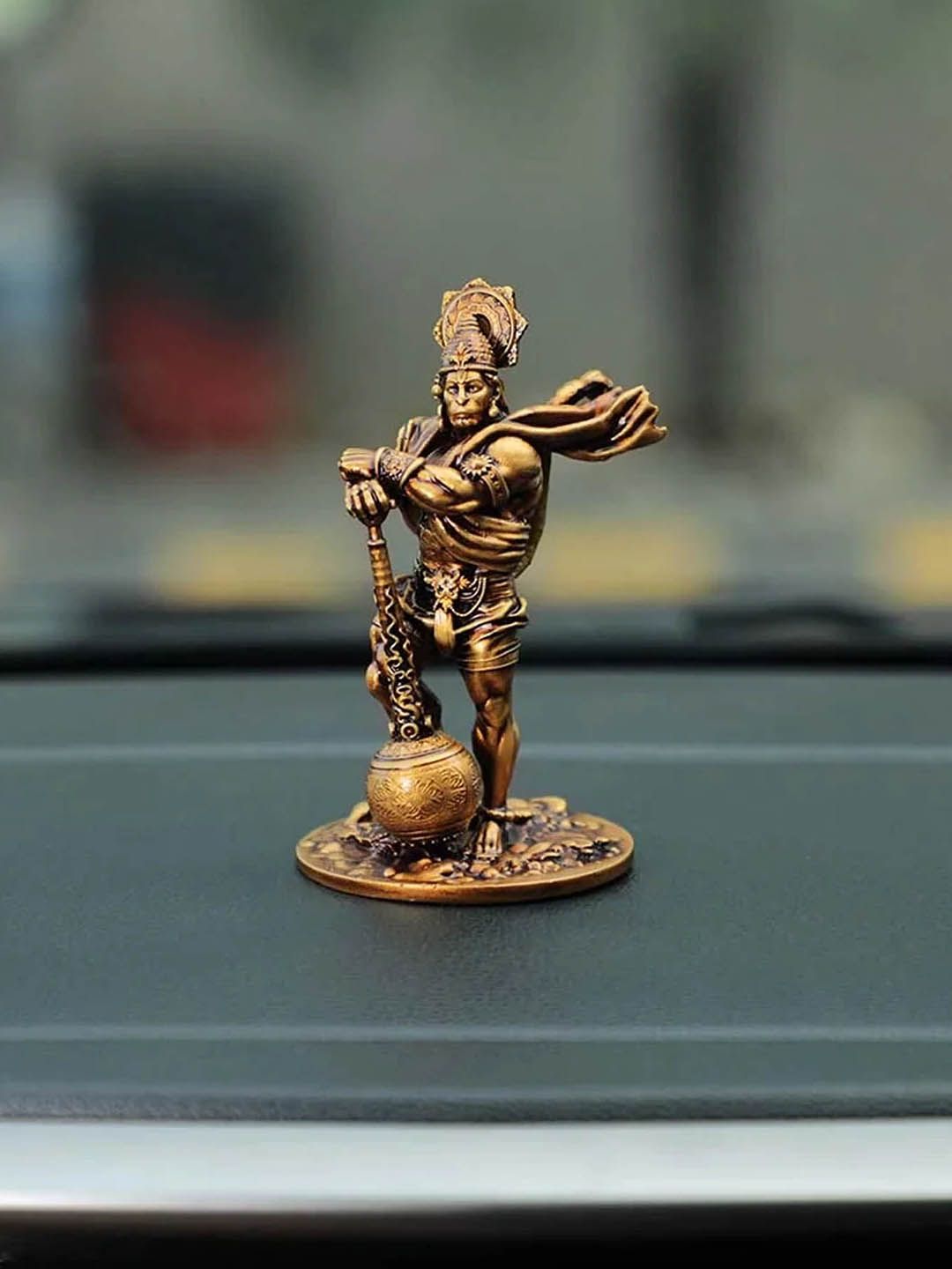 TIED RIBBONS Gold-Toned Bahubali Hanuman Ji Showpiece-picture-18