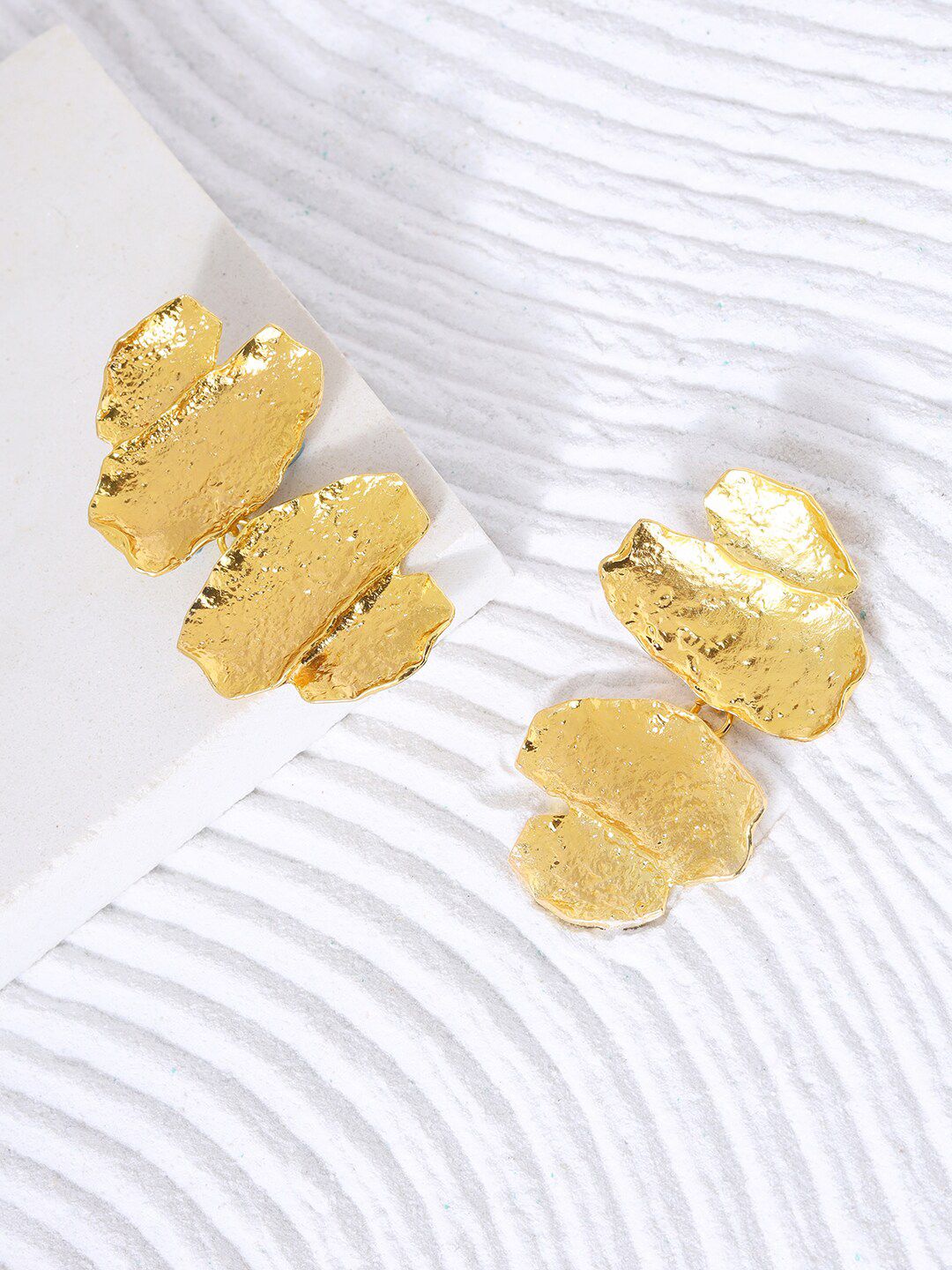 JOKER & WITCH Gold-Plated Contemporary Drop Earrings-picture-43