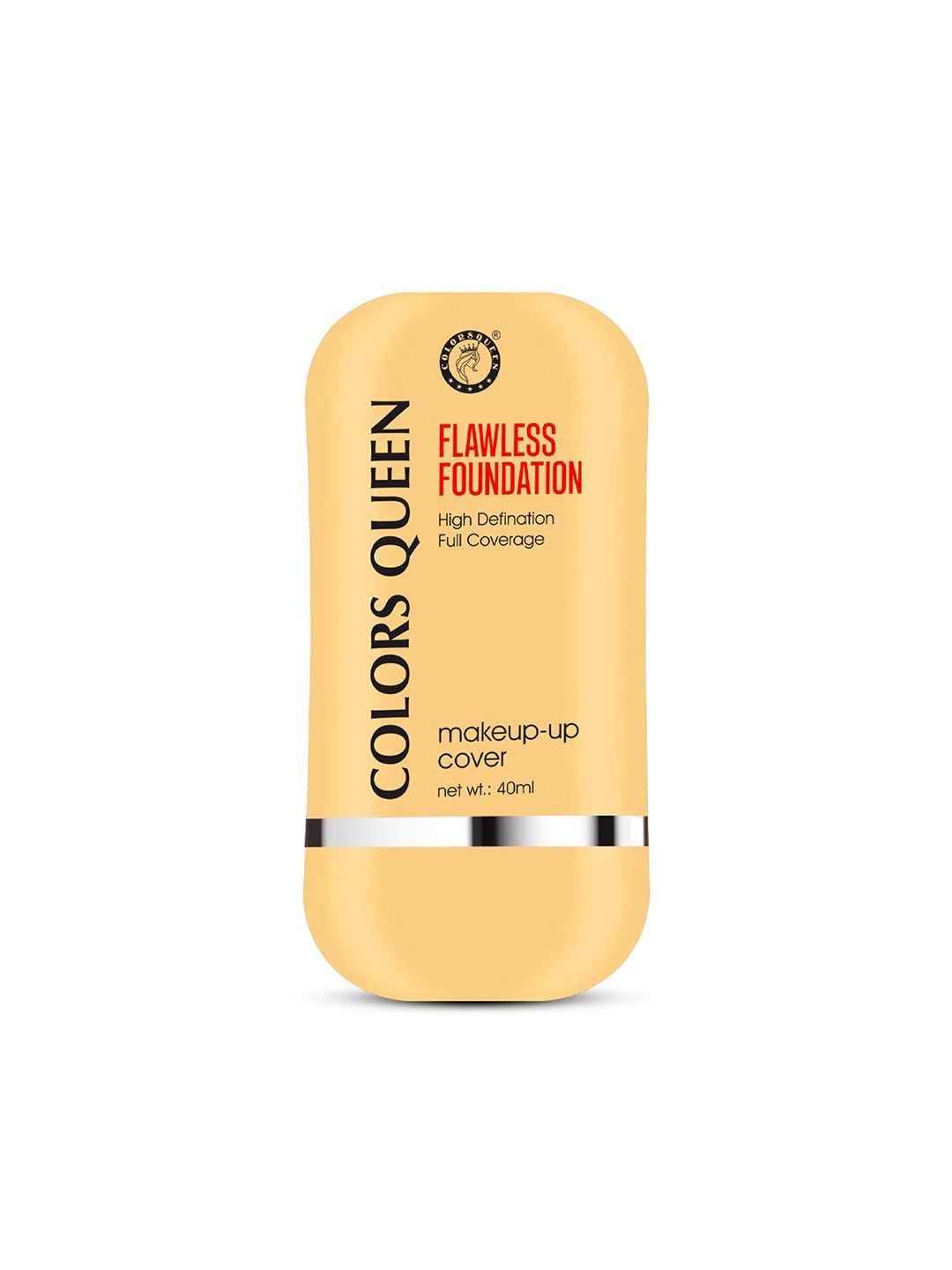 Colors Queen High Definition Full Coverage Flawless Foundation 40ml - White Ivory 01-image-36