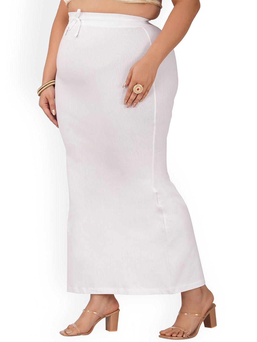 indian flower Plus Size Saree Shapewear-image-48
