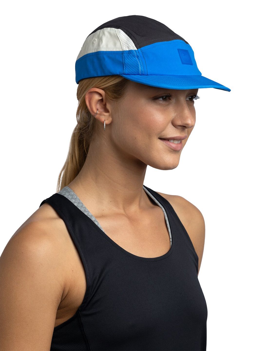 Original Buff SA Unisex Domus 5 Panel Go Colourblocked Moisture Wicking Baseball Cap-picture-30