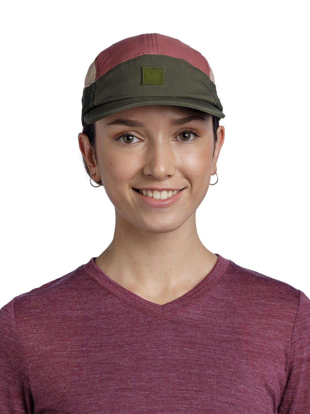 Original Buff SA Unisex Domus 5 Panel Go Colourblocked Moisture Wicking Baseball Cap-picture-29