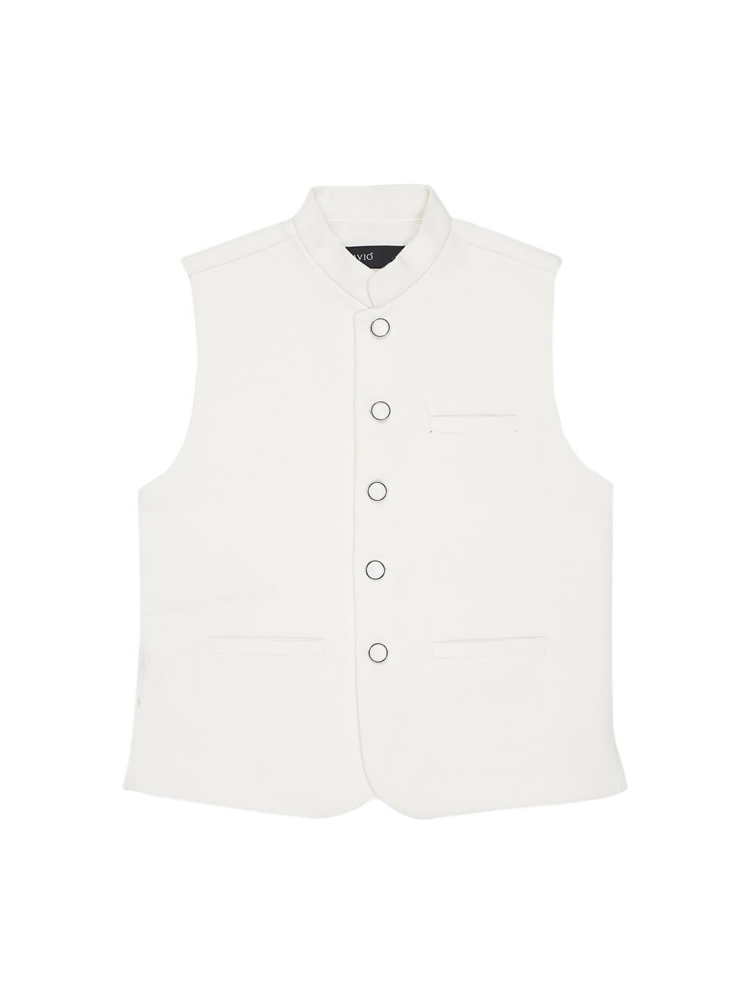 CAVIO Boys Mandarin Collar Pure Cotton Nehru Jacket-picture-13
