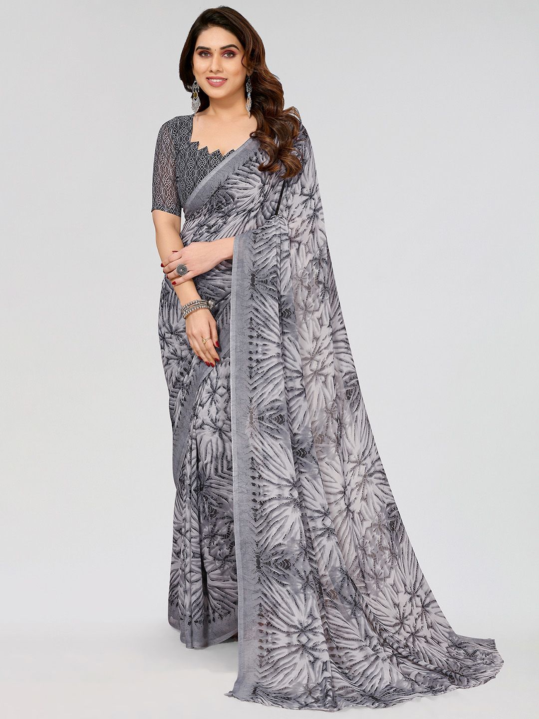 Buy ANAND SAREES Selection Of 2 Printed Saree - Sarees for Women ...
