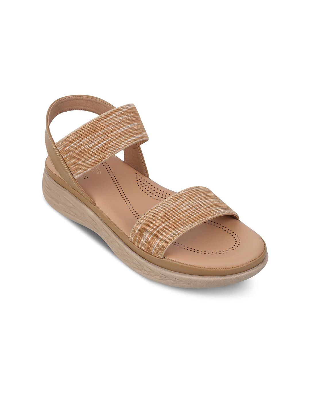 Tresmode Open Toe Textured Comfort Heels-picture-30