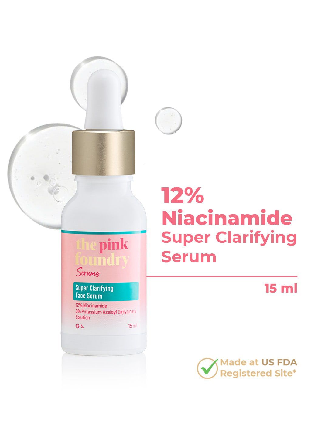 The Pink Foundry Super Clarifying Face Serum With 12% Niacinamide - 15ml-image-40