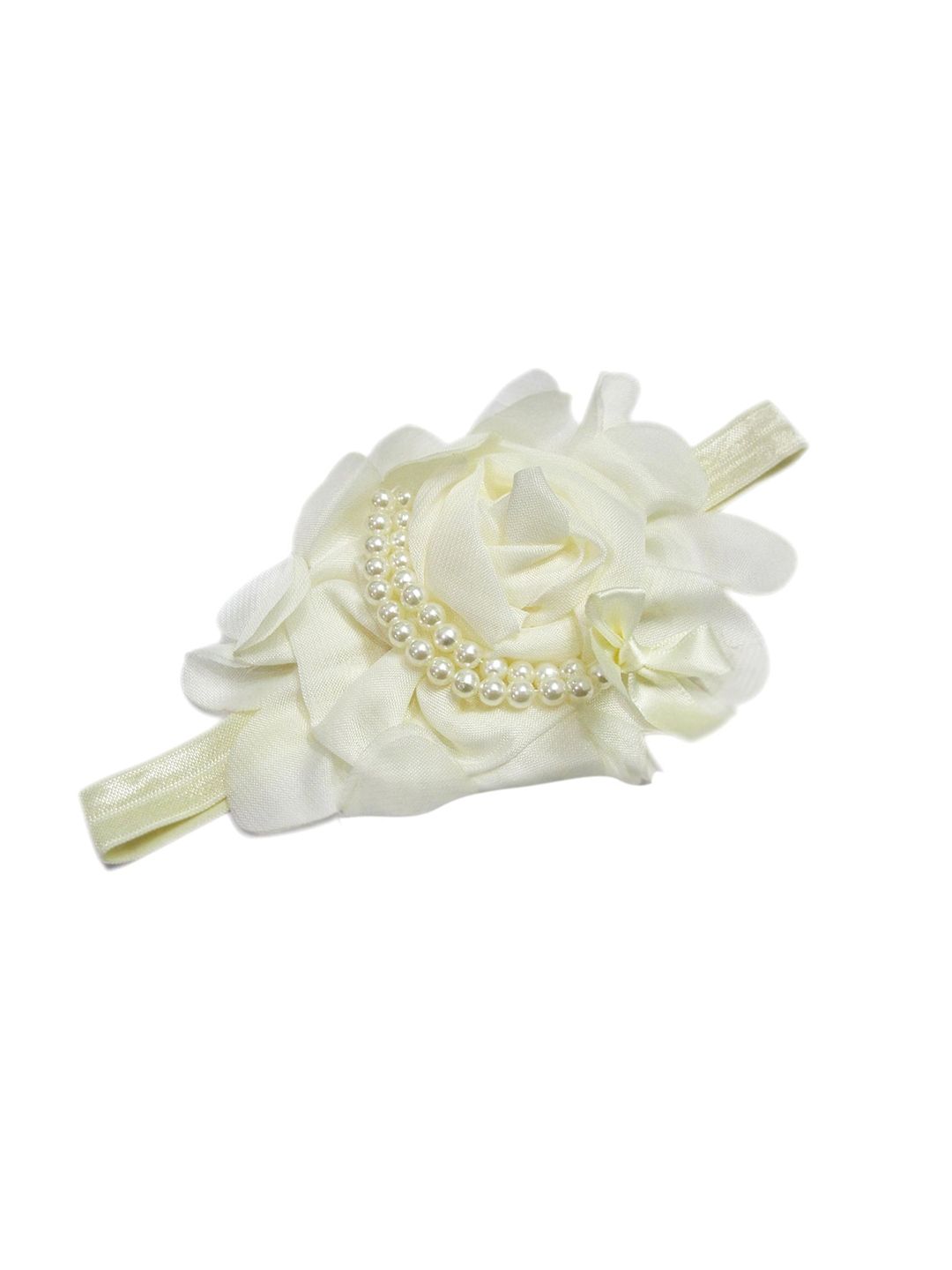BAESD Infant Girls Floral Embellished Chiffone Hairband-image-4