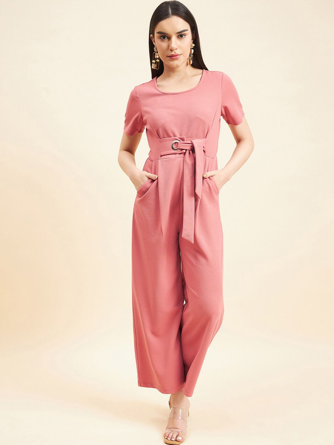 Gipsy Front Buckel Basic Jumpsuit-image-37